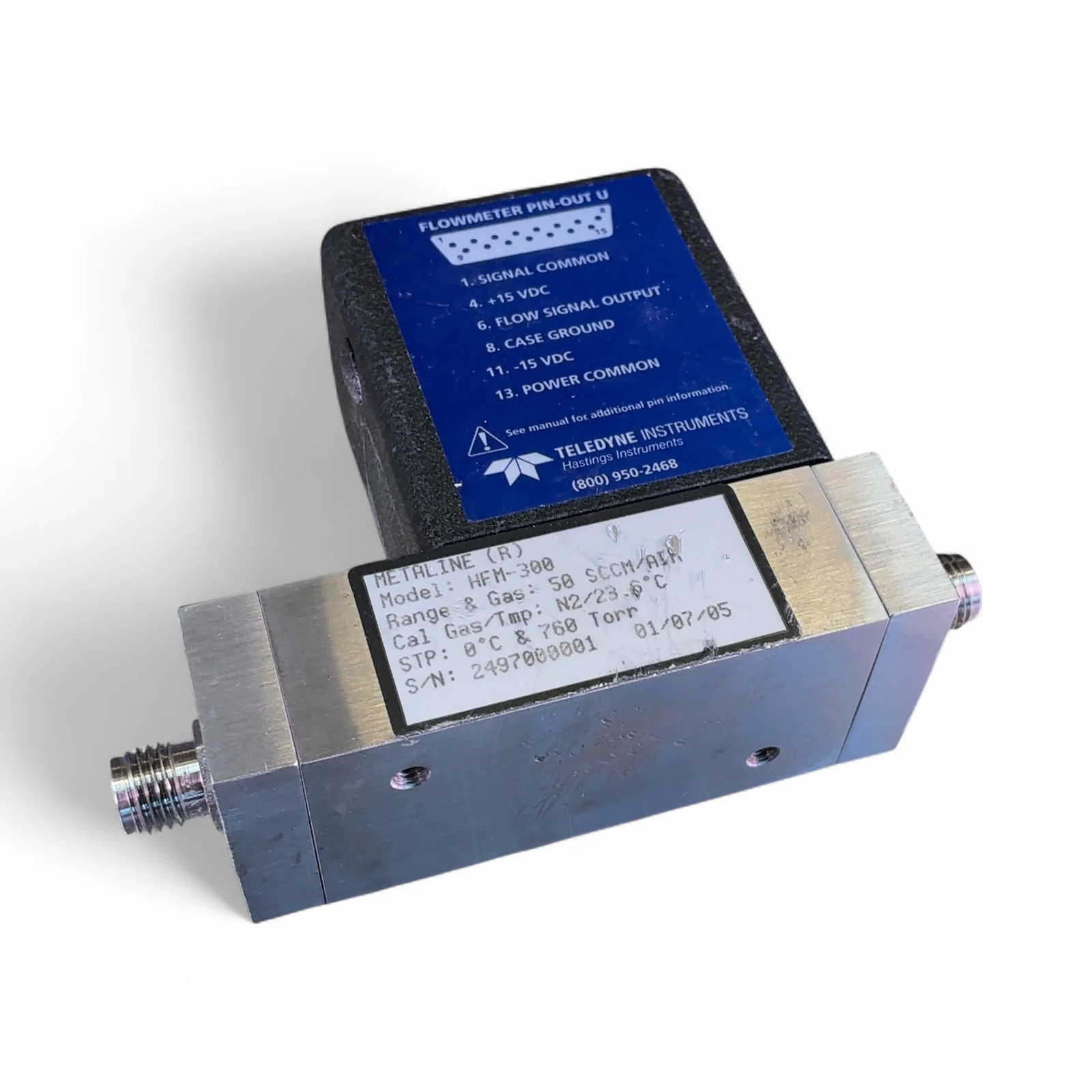 Metaline Teledyne 50 SCCM/Air Mass Flow Meter Controller HFM-300 (Best Offer!)