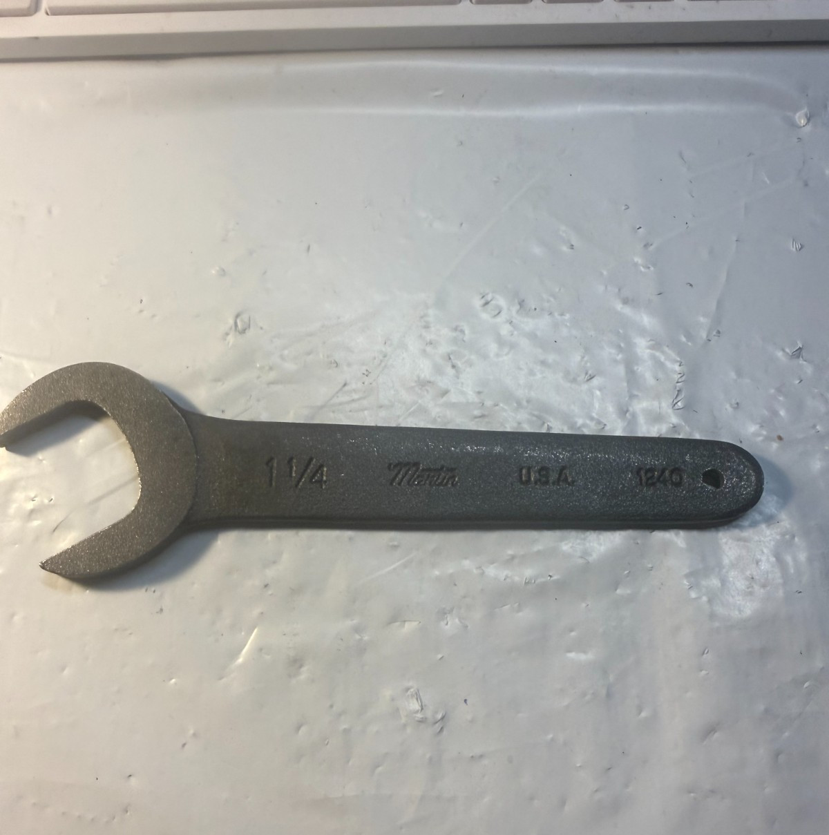 NEW Martin Tool BLK1240 1-1/4 Inch Industrial Black Angle Service Wrench