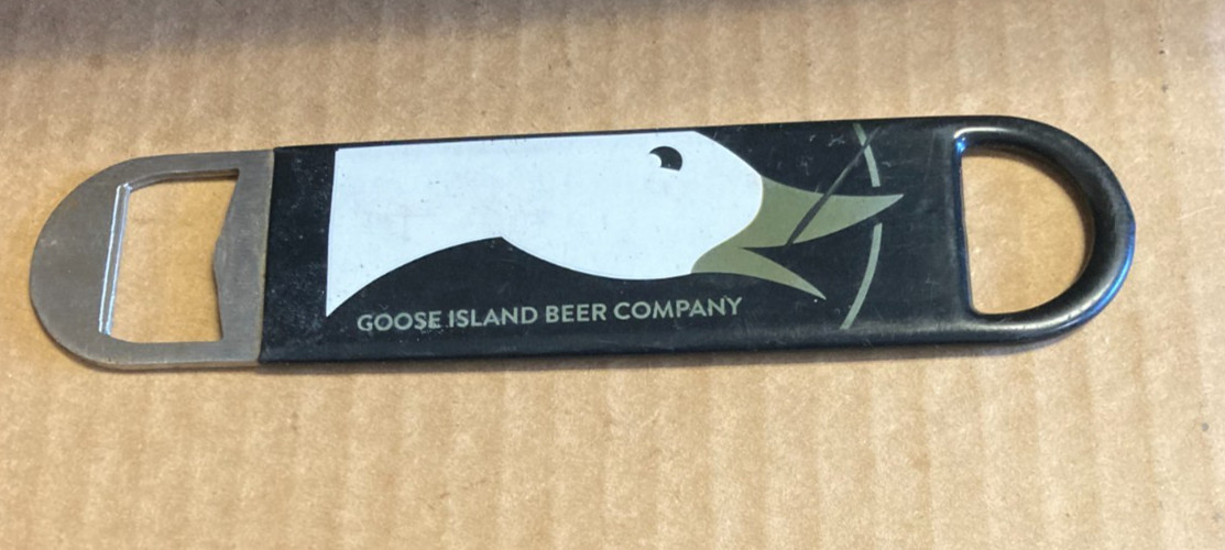 Metal Bottle Opener ~ GOOSE ISLAND Beer Company ~ Chicago, ILLINOIS