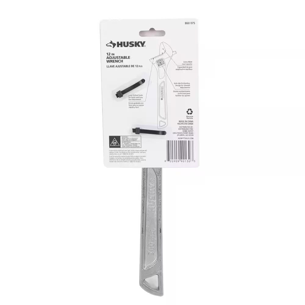 12 In. Adjustable Wrench