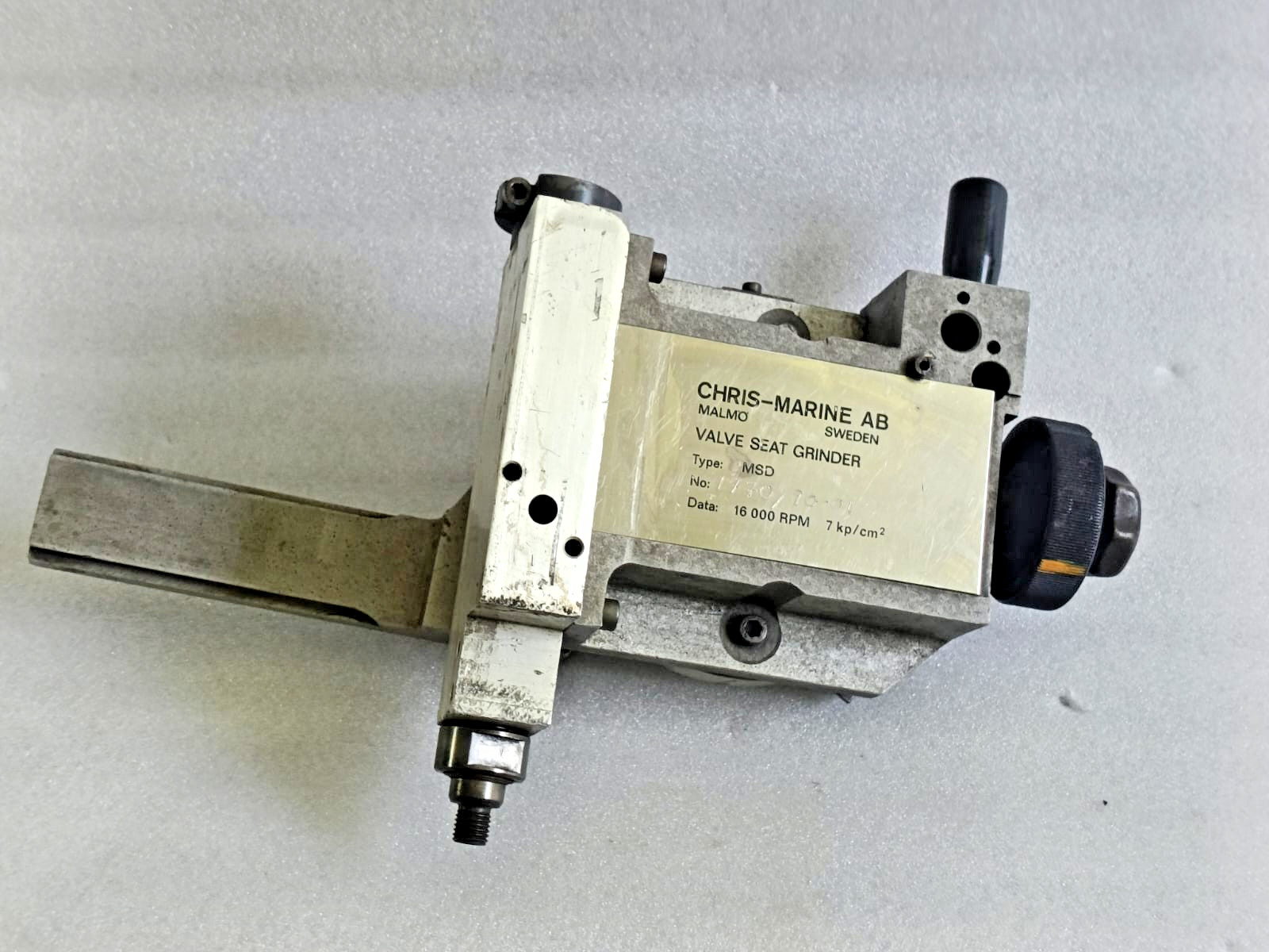 CHRIS MARINE MSD Engine Valve Seat Grinder Grinding Machine, Air Driven