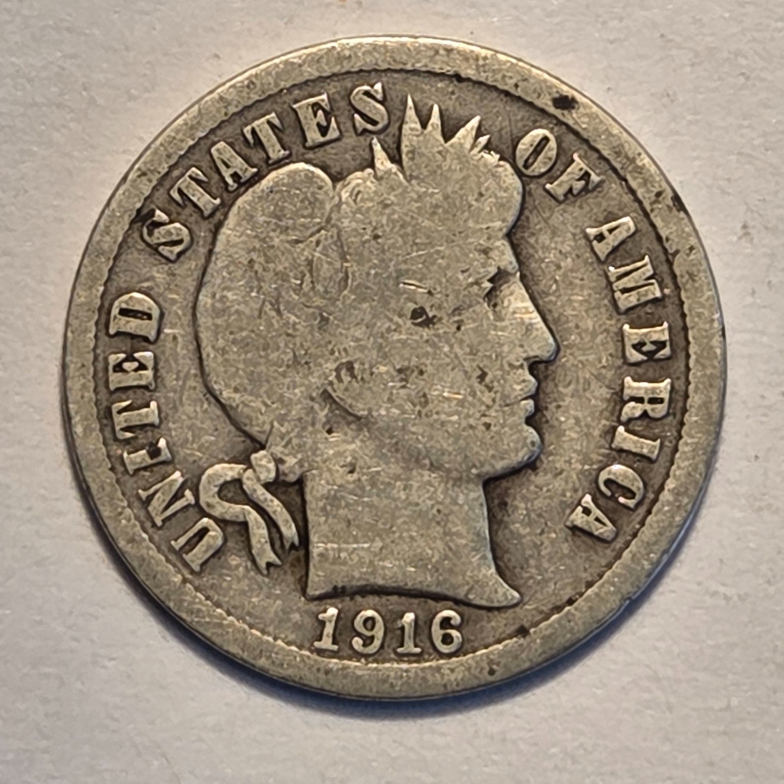 #2 Nicer Low Mintage 1916 P Barber Liberty Dime