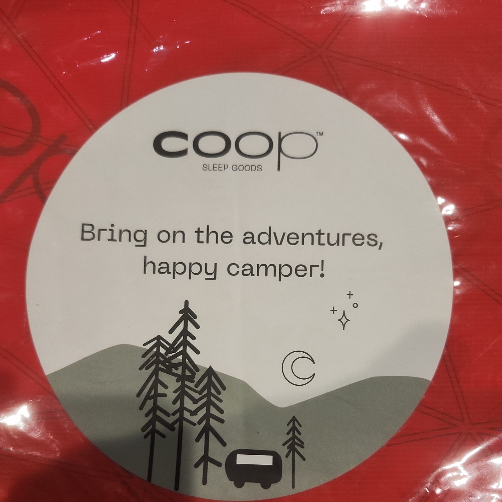 2 Pack: Coop Travel/ Camping Pillowcase (Bonfire Red )