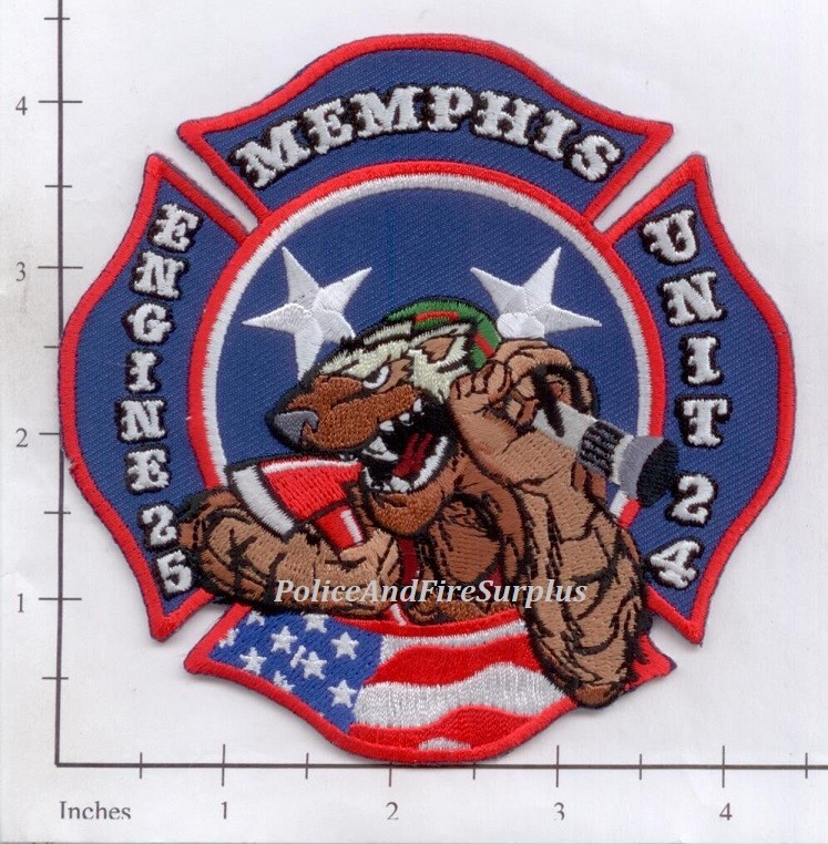 Tennessee - Memphis Engine 25 Unit 24 TN Fire Dept Patch