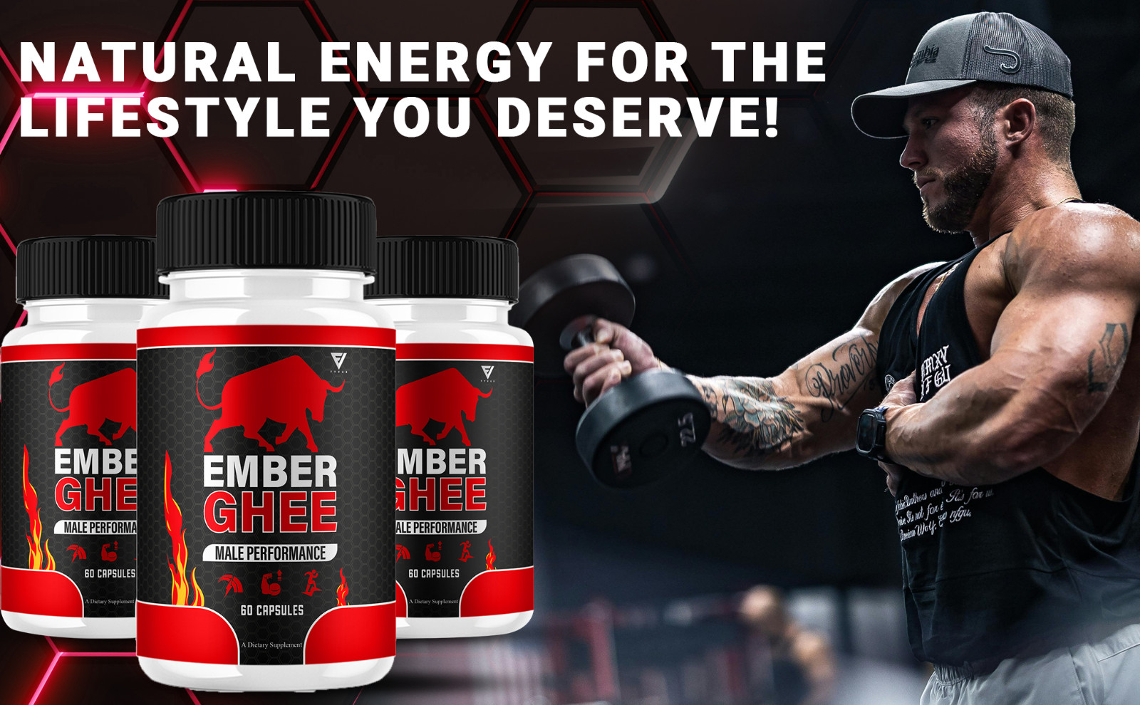 Ember Ghee Max Performance Supplement EmberGhee Capsules (60 Capsules)