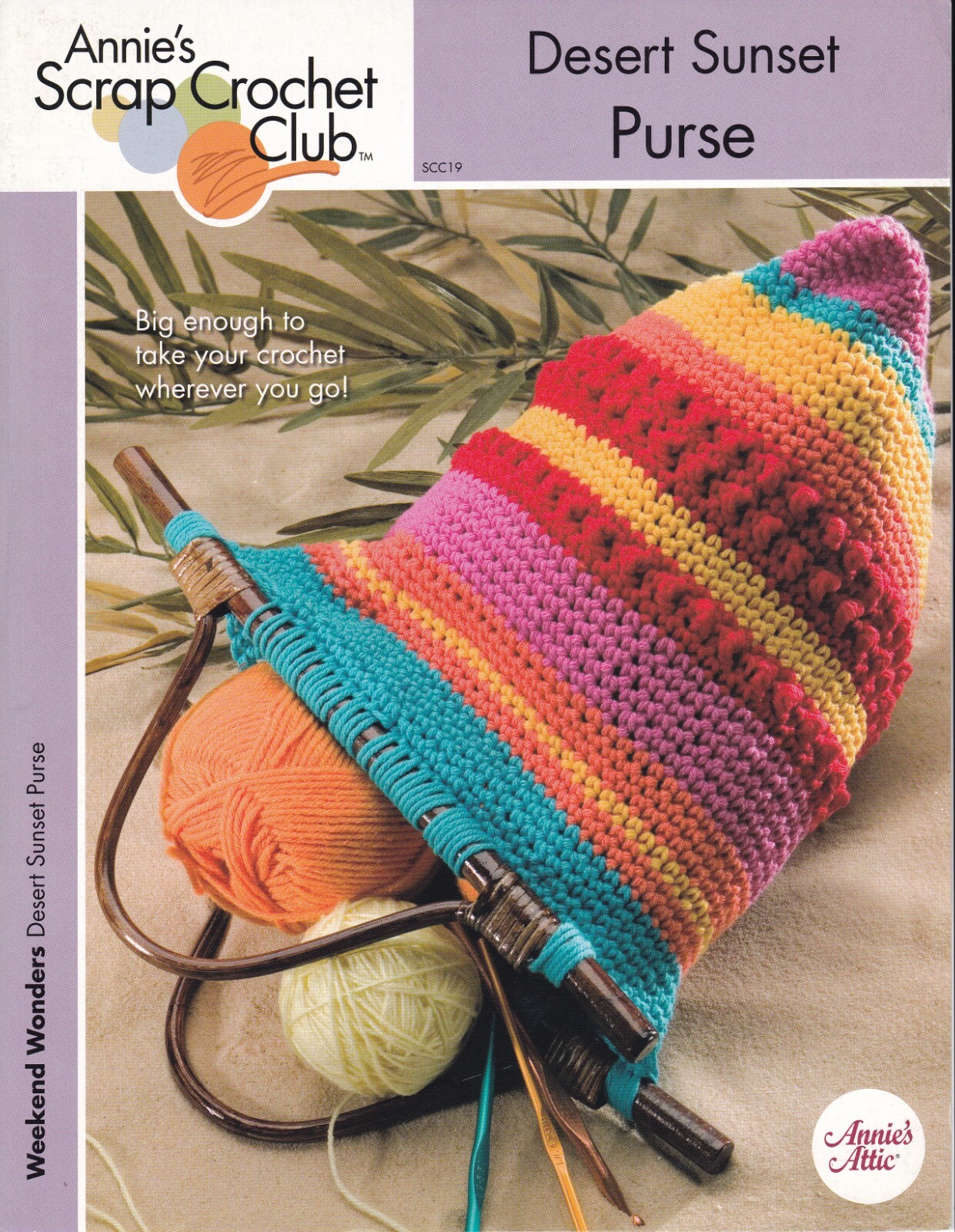 Scrap Crochet DESERT SUNSET PURSE Annie's Club