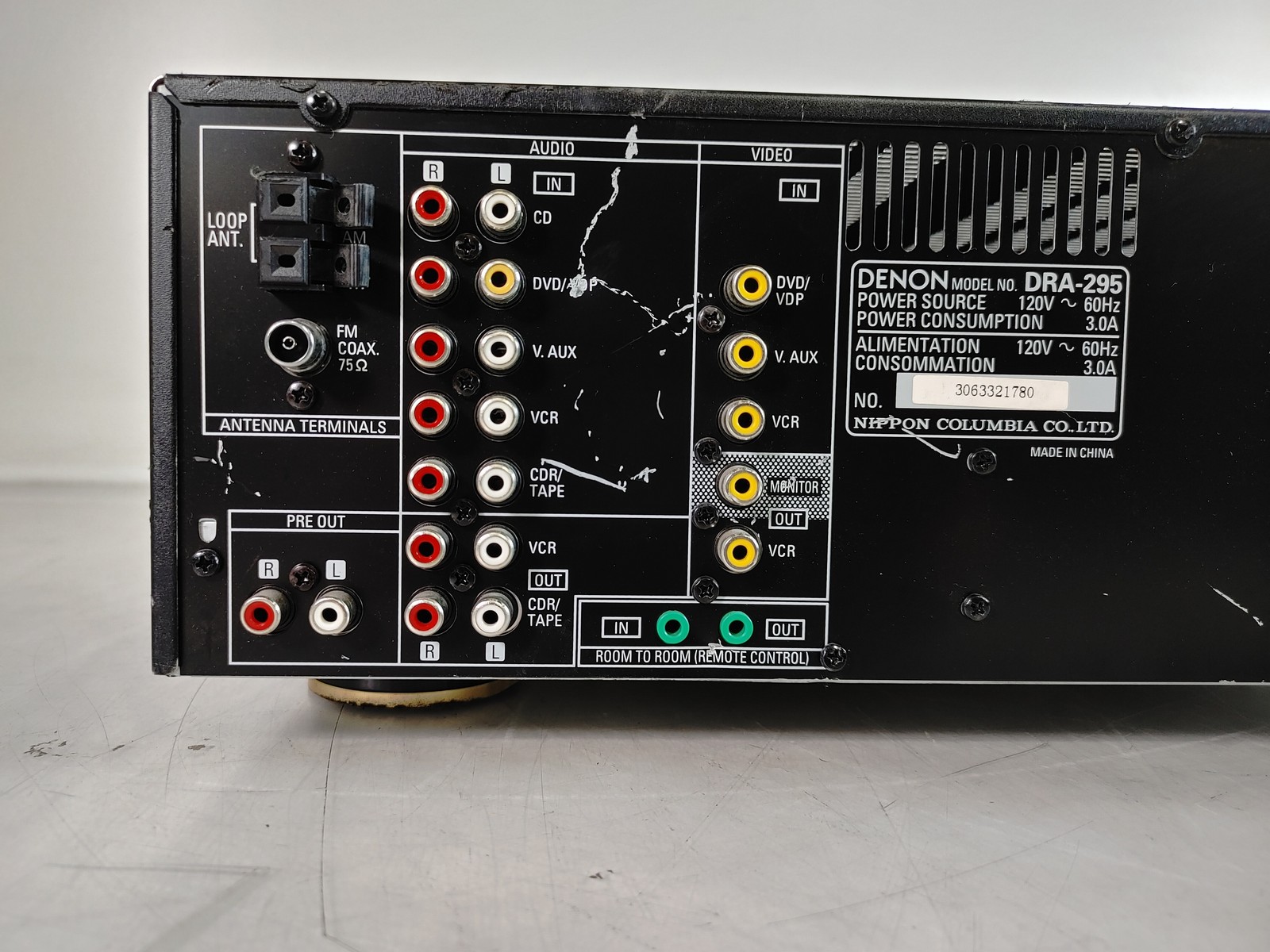 Denon DRA-295 2 Channel Precision Audio Component Stereo Receiver
