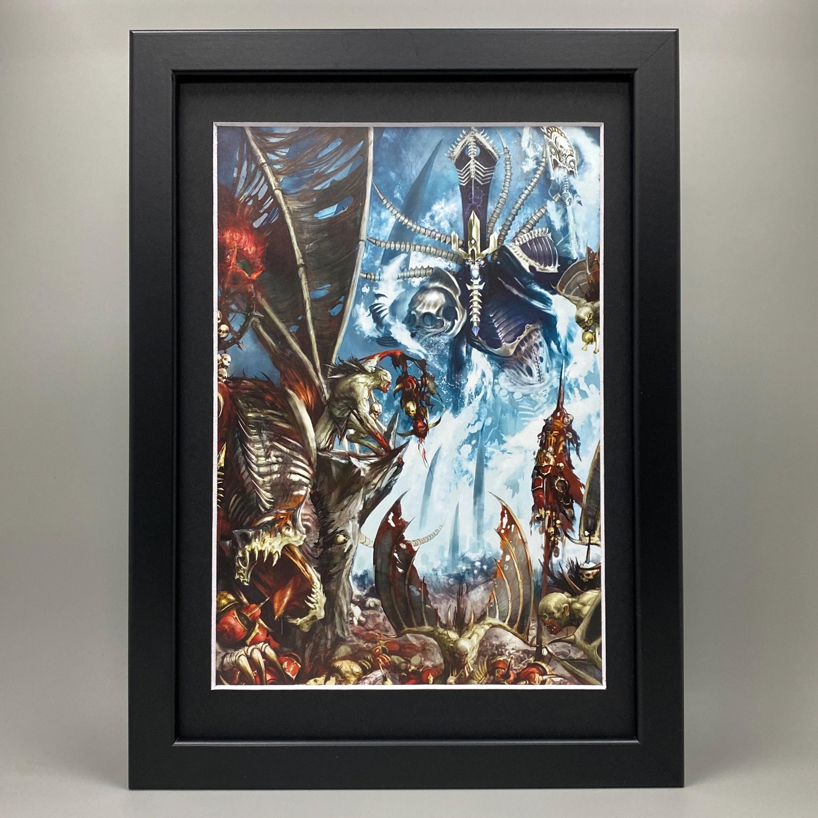 NAGASH GHOUL KING FRAMED ART SUPREME LORD OF UNDEAD FLESH EATER COURTS WARHAMMER