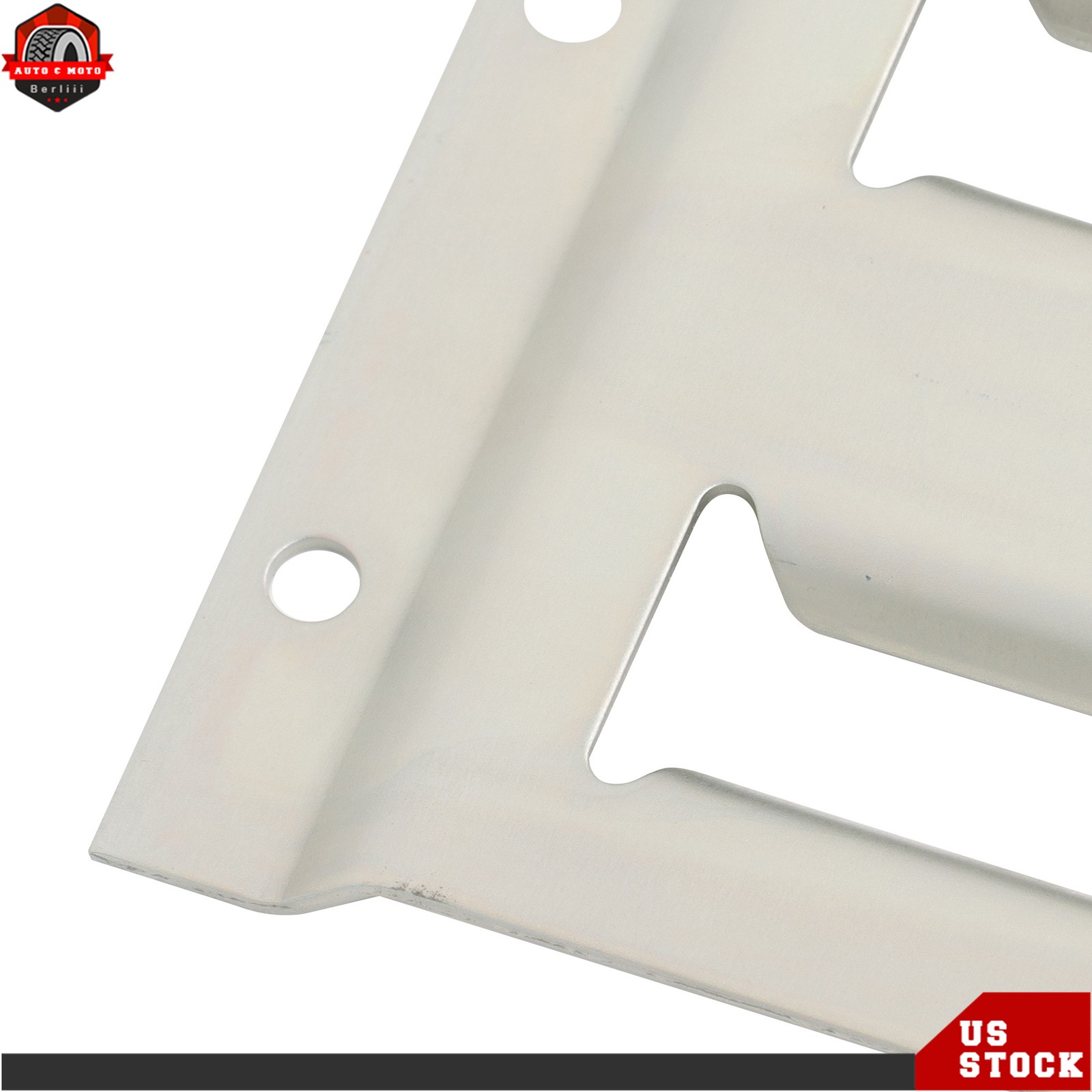 Durable Carbon Steel E Track Tie Down Rail Kit Silver Galvanized Replacement