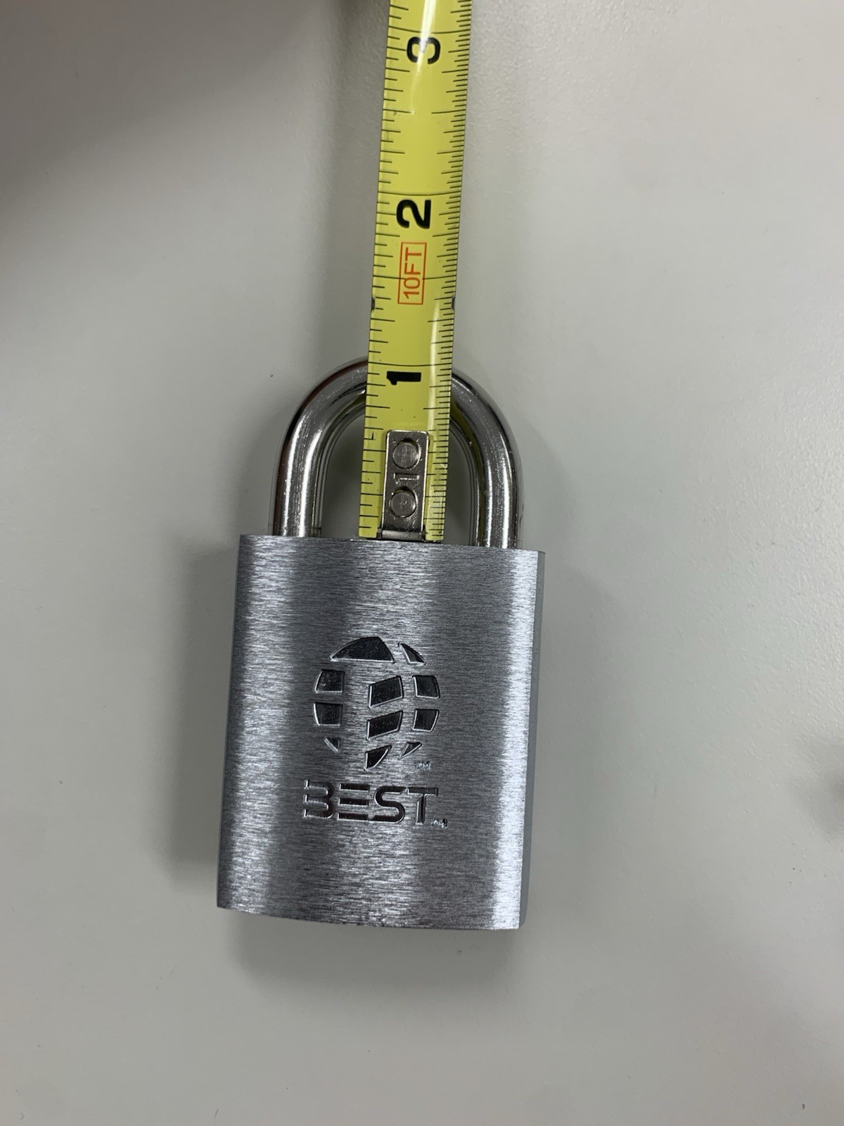 Best 5/16” Brass Padlock 7-Pin 3/4 Shackle(less Core) 21B72L