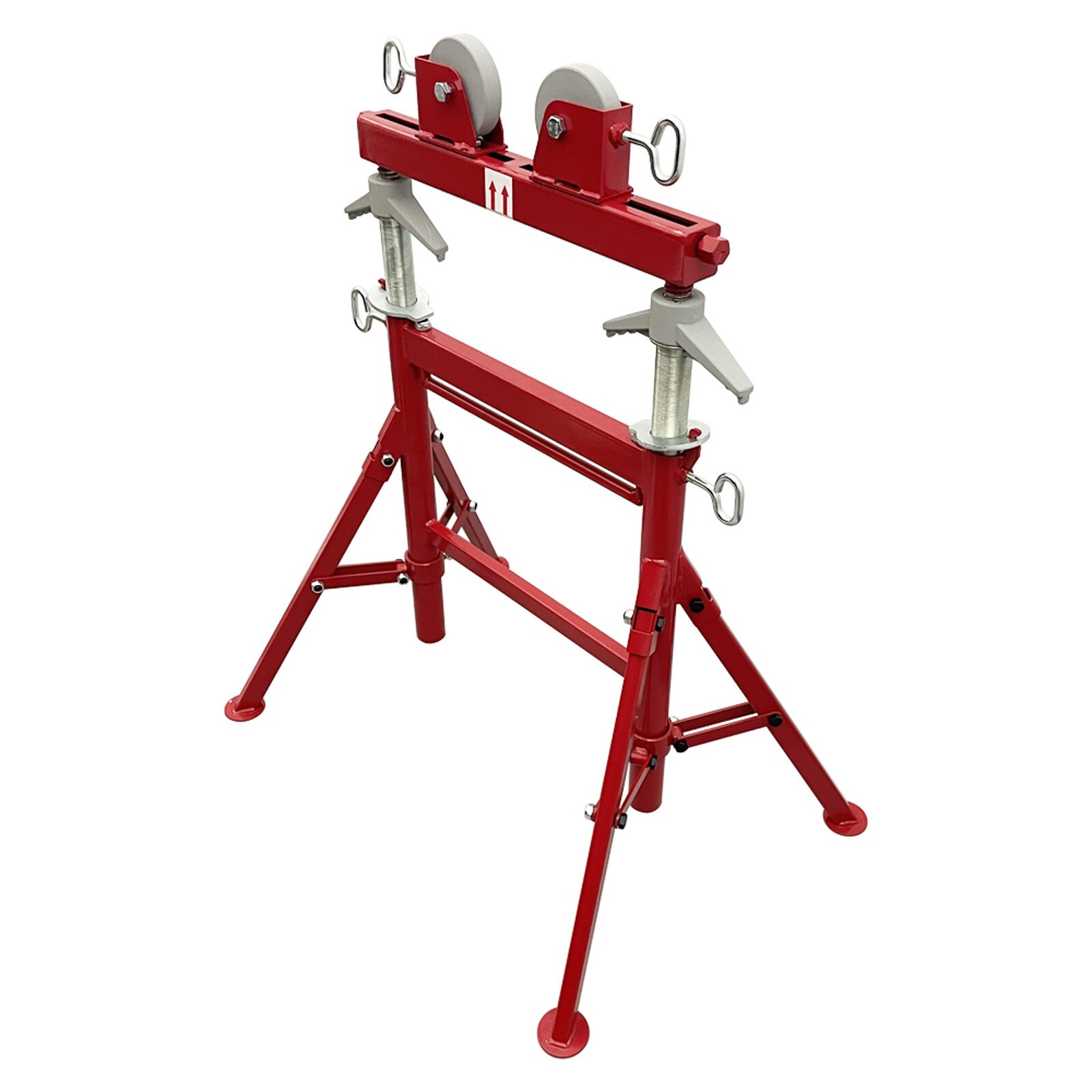 Tube Pipe Roller Support Clamp Welding Positioner Height Adjustable 29"-43"