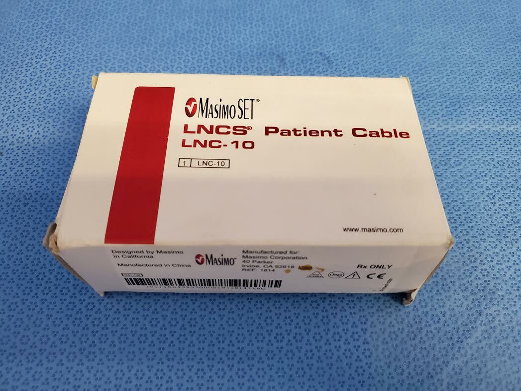 MASIMO LNCS 10ft Surgical Extension Patient Cable LNC-10
