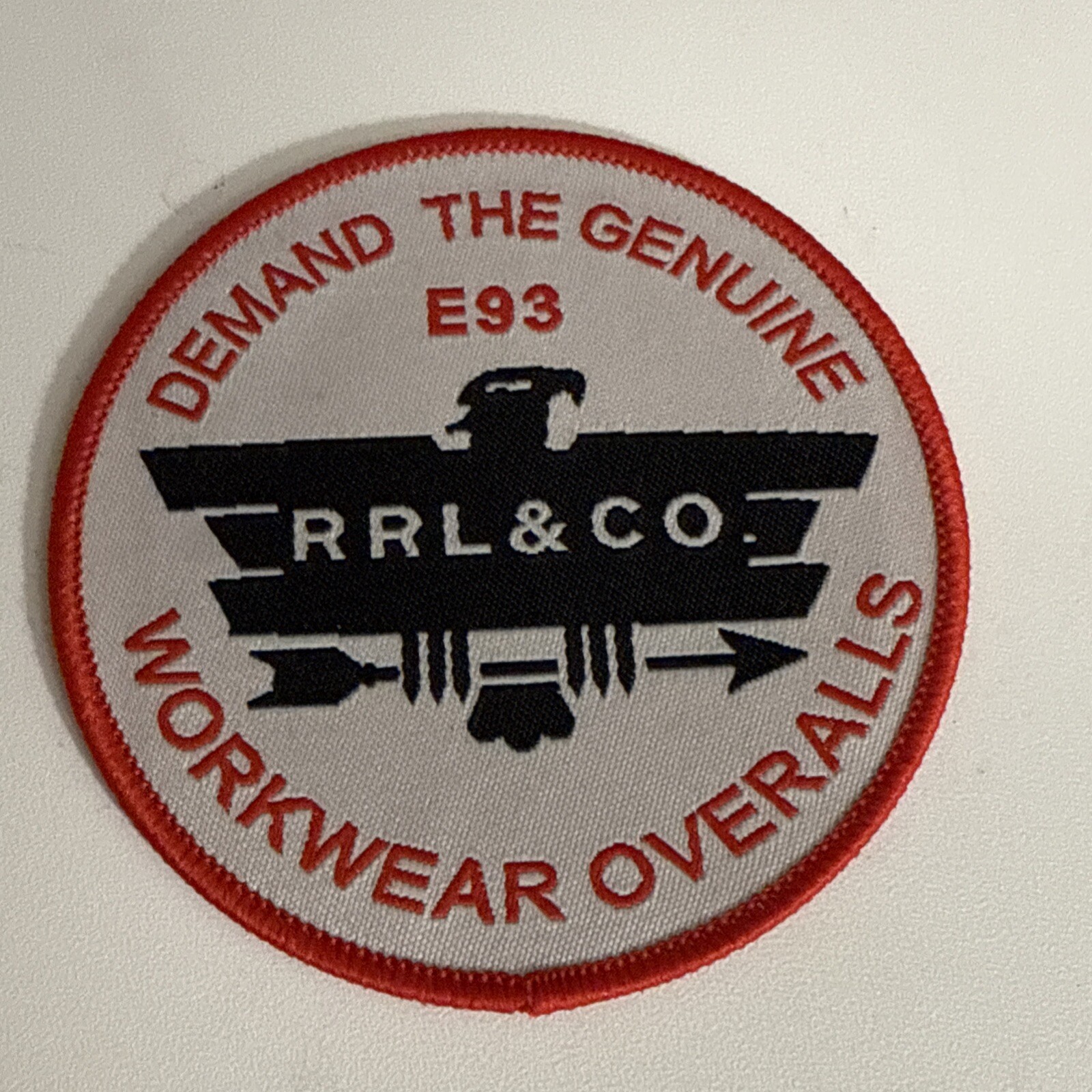 LARGE POLO RALPH LAUREN PATCHES RRL Workwear Overalls Demand The Genuine 3 INCH