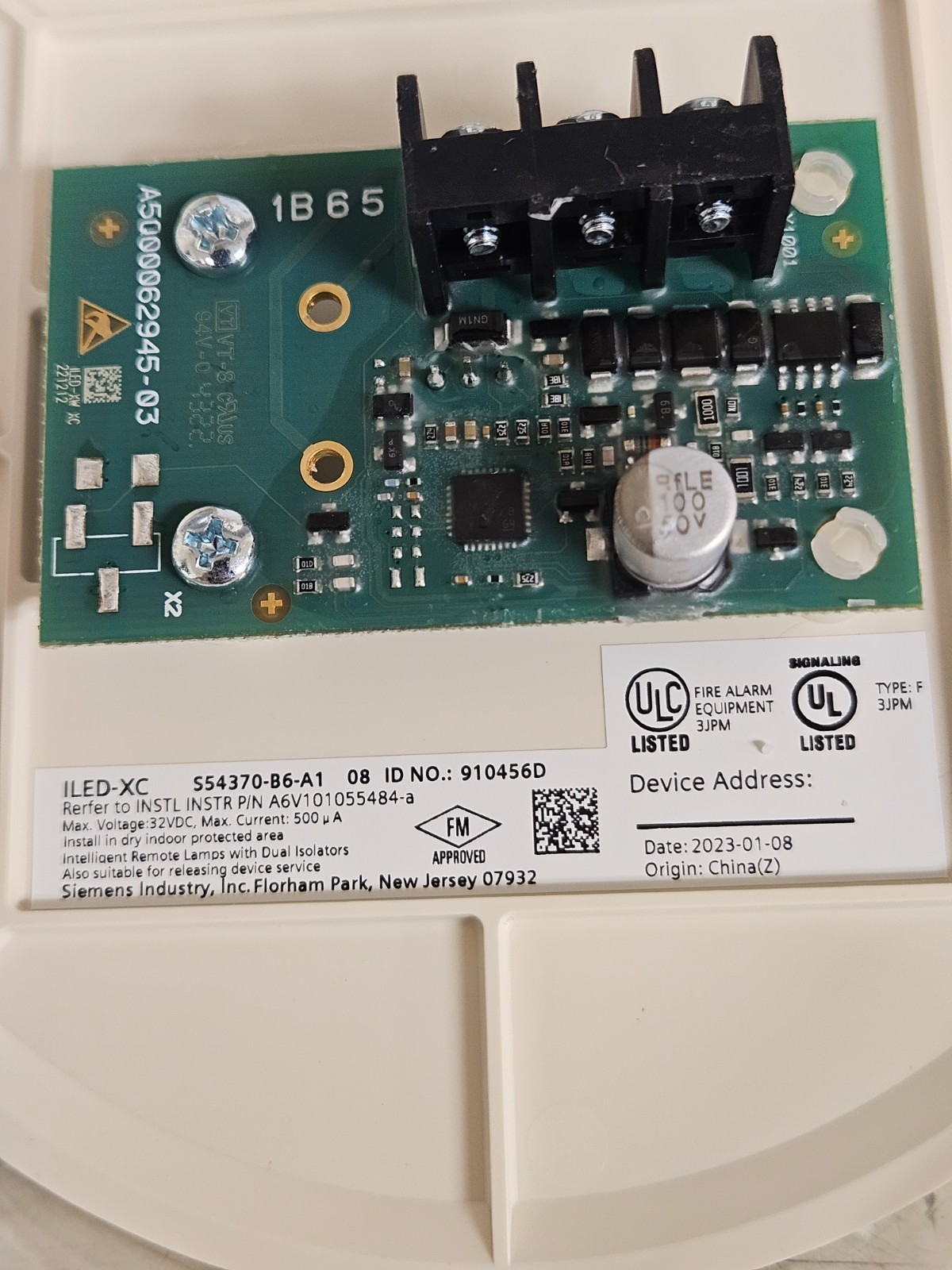 Siemens Intelligent Remote Lamp P/N: ILED-XC