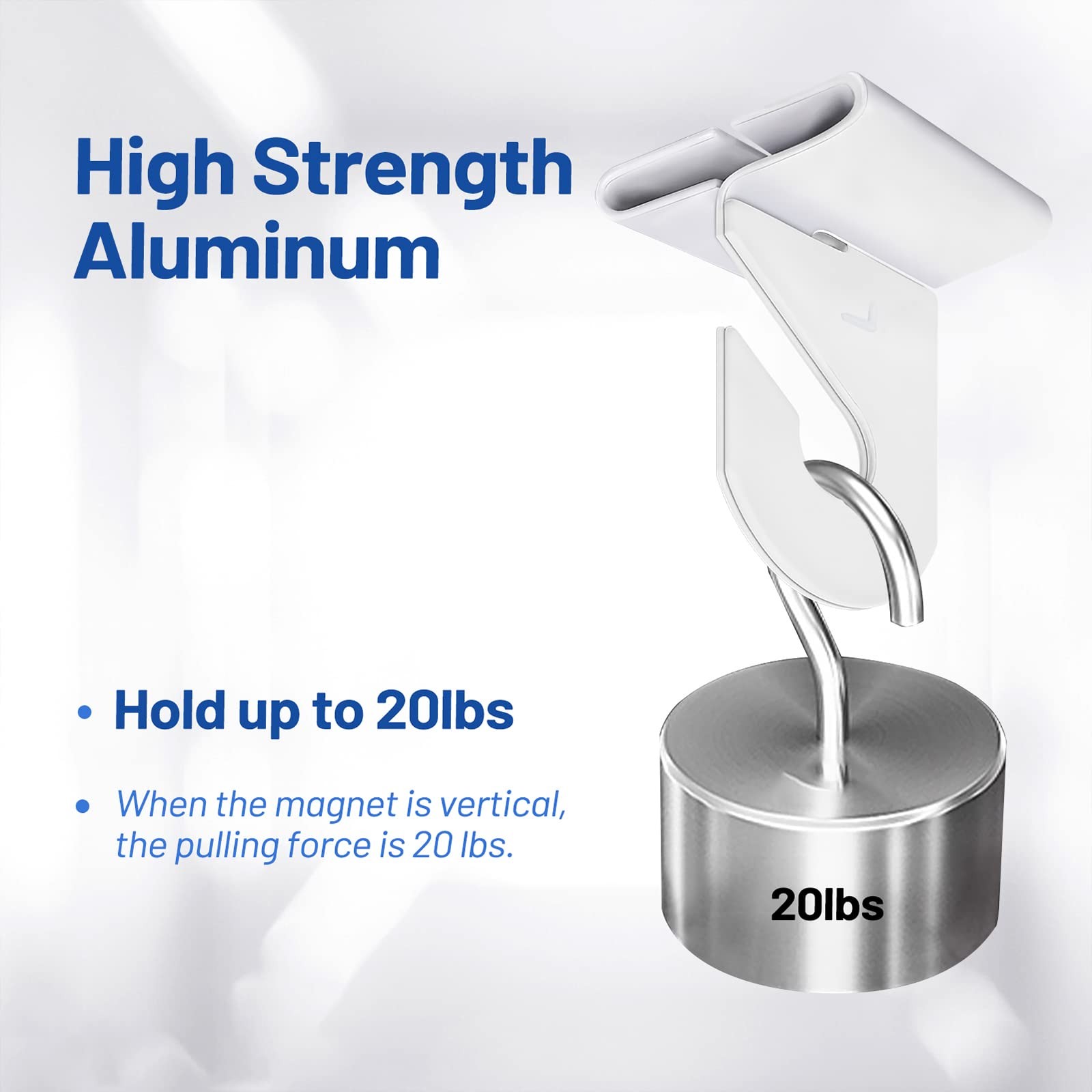 10 Pairs Drop Ceiling Hooks for Hanging, Suspended Track Ceiling Hanging Hooks,