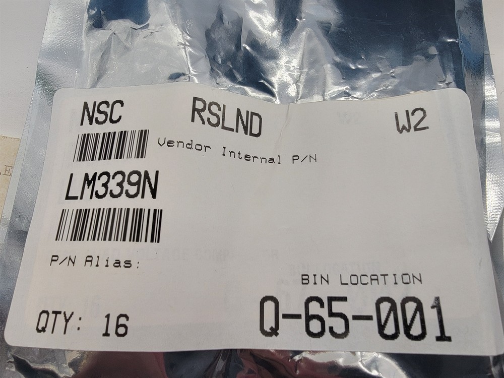 New (14pcs) LM339N NATIONAL SEMI IC Linear