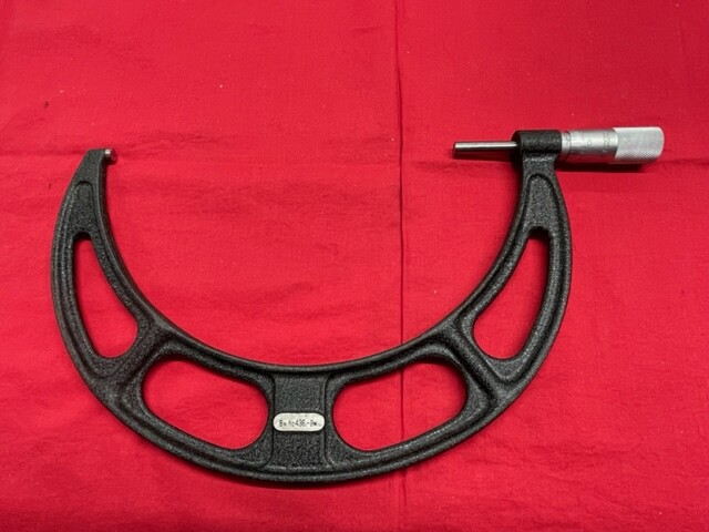 Starrett 436XP-9 Outside Micrometer, Carbide, Plain 9"  IN STOCK