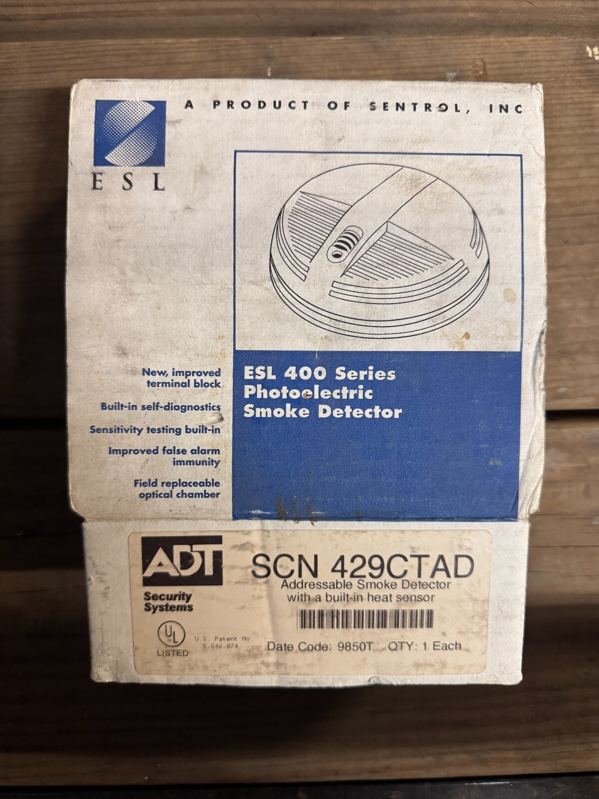 NEW ESL 400 Series Photoelectric Smoke Detector Four Wire