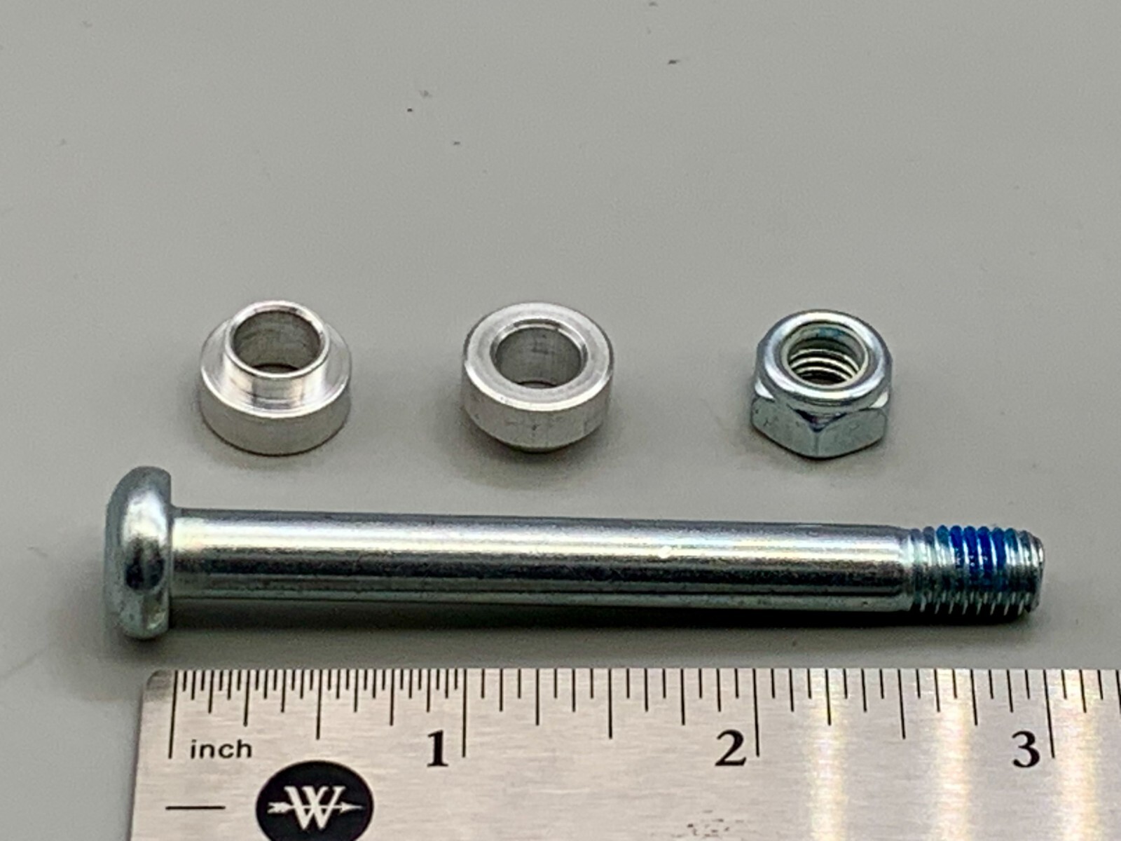 Front Wheel Axle, Parts, For Medline Basic Steel Rollator Walker w/ 8 " Wheels