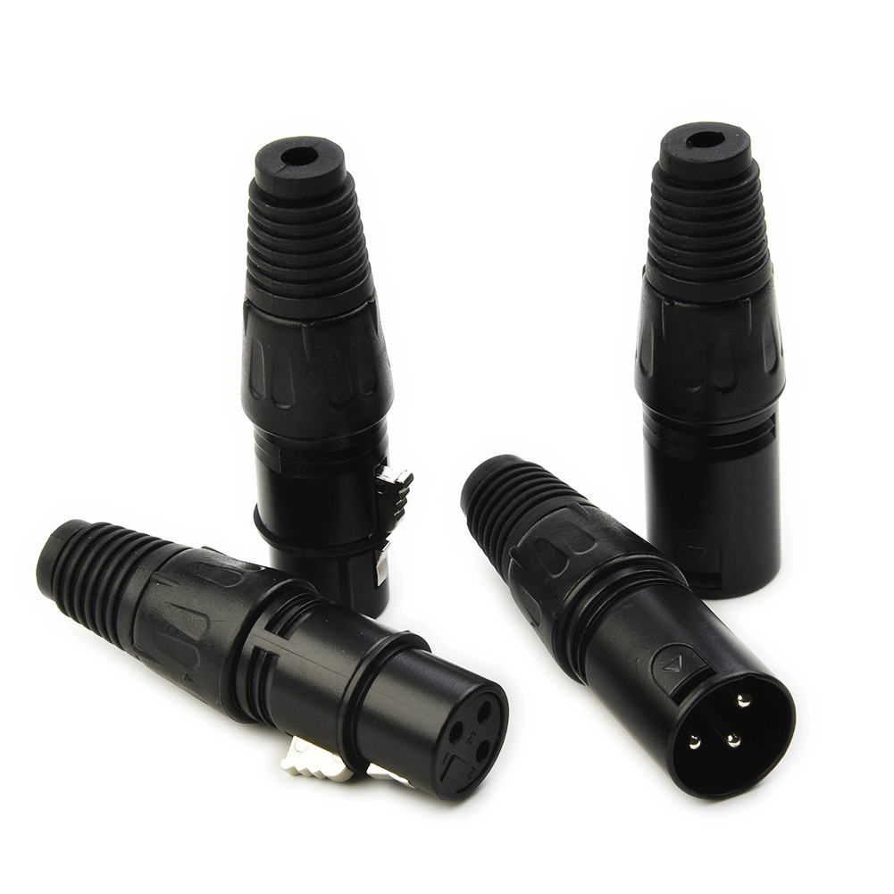 10Pairs of XLR 3 Pin Connectors for DMX and Audio Microphone Applications