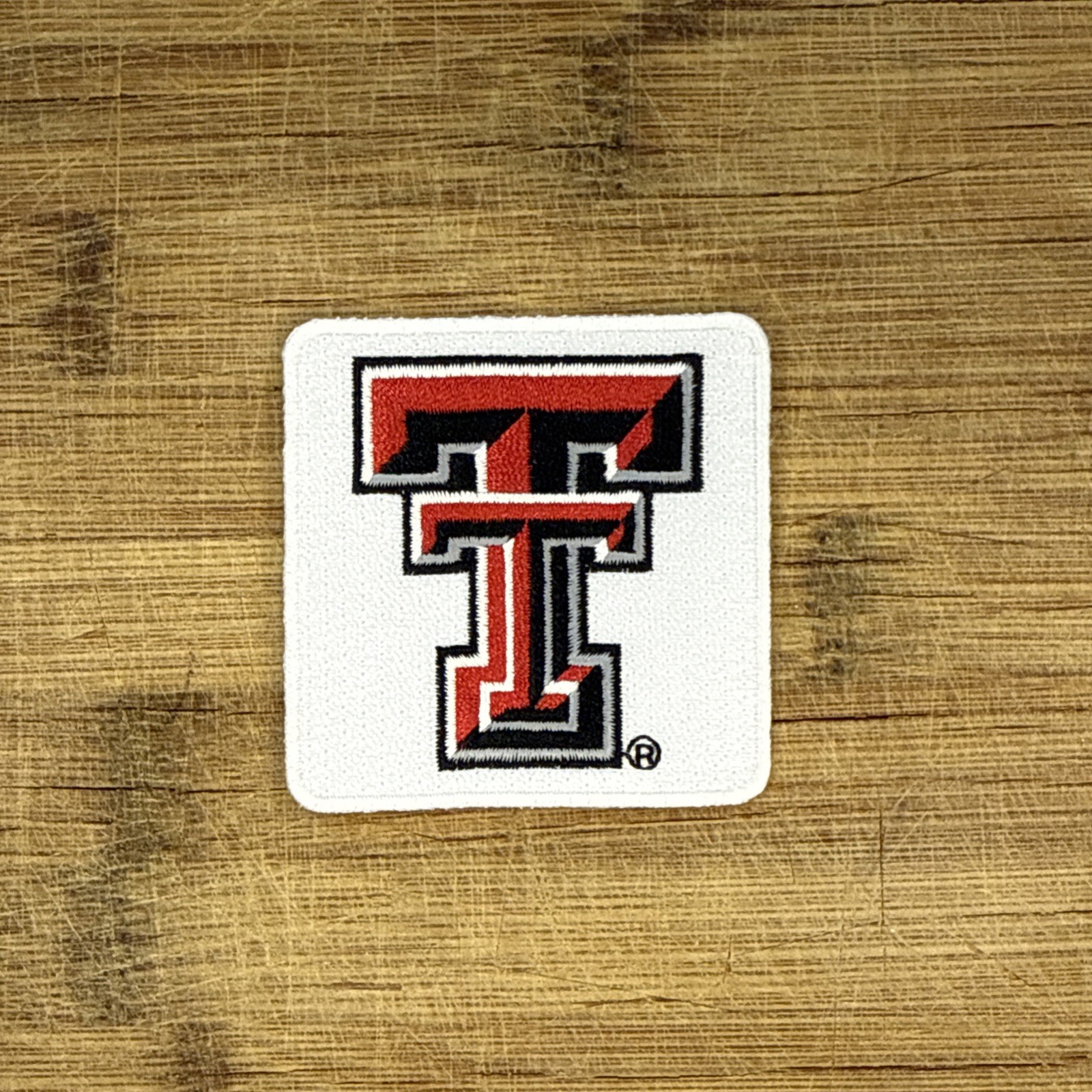 Texas Red Raiders Embroidered Patch 2.5 Inches