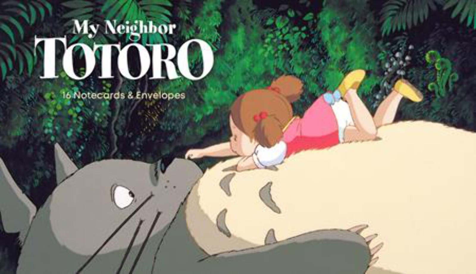 STUDIO GHIBLI MY NEIGHBOR TOTORO NOTECARDS 16 NOTECARDS & ENVELOPES (Limit 1 Per