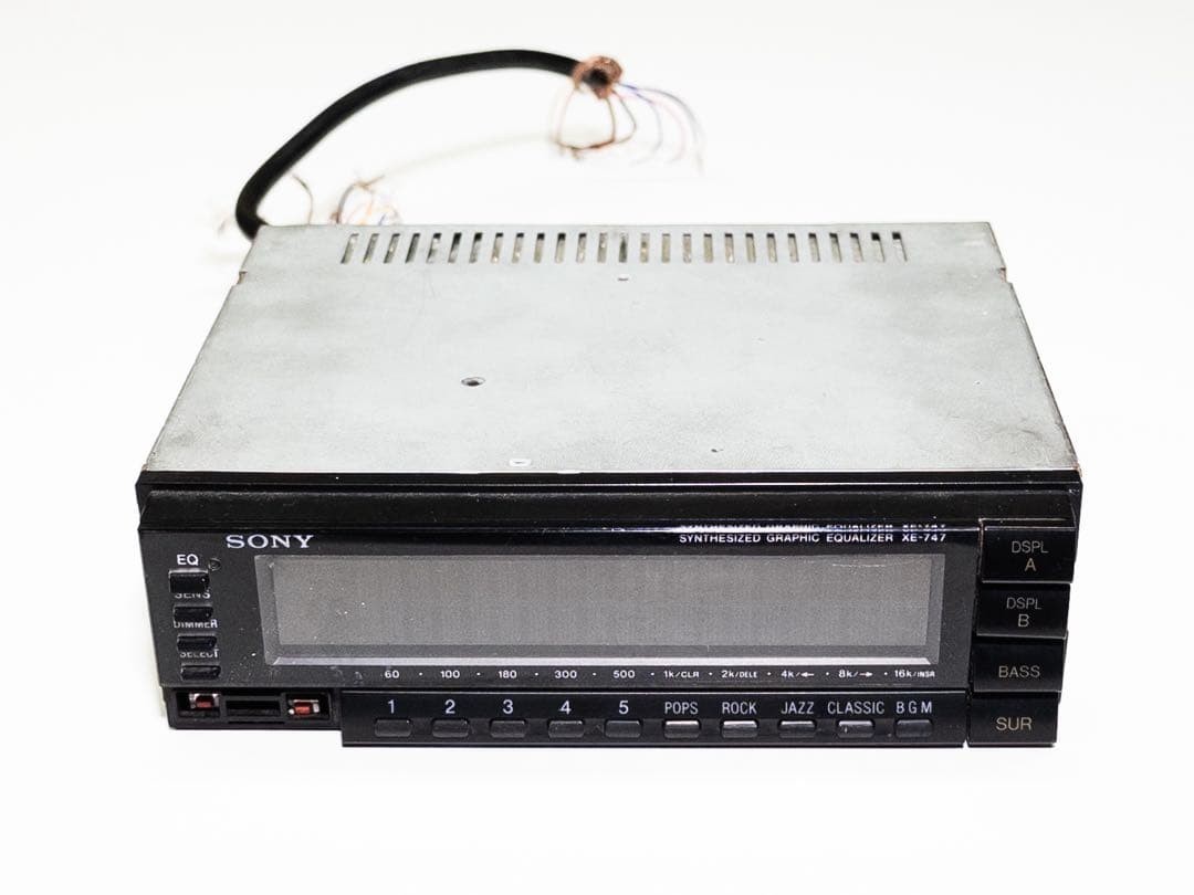 Sony XE-747 Graphic Equalizer Spectrum Analyzer Car Audio 90s Vintage Junk