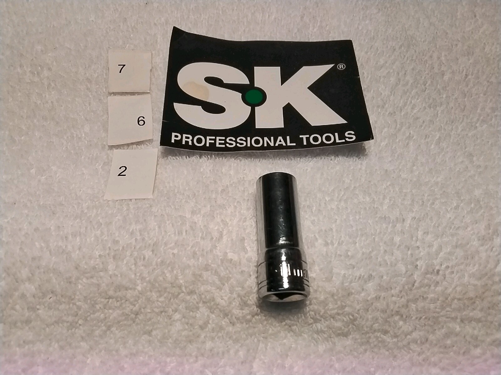 S-K 8411 11mm 3/8" DRIVE SOCKET 6PT SOCKET USA 🇺🇸