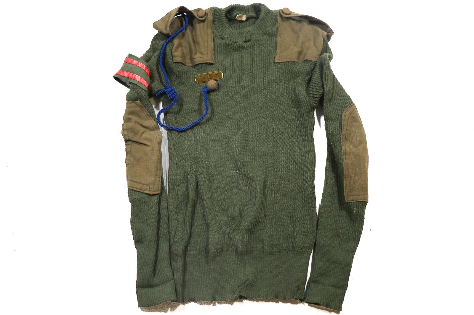 Original Desert Storm/OIF Iraq Bringback Iraqi Green Military Academy Sweater