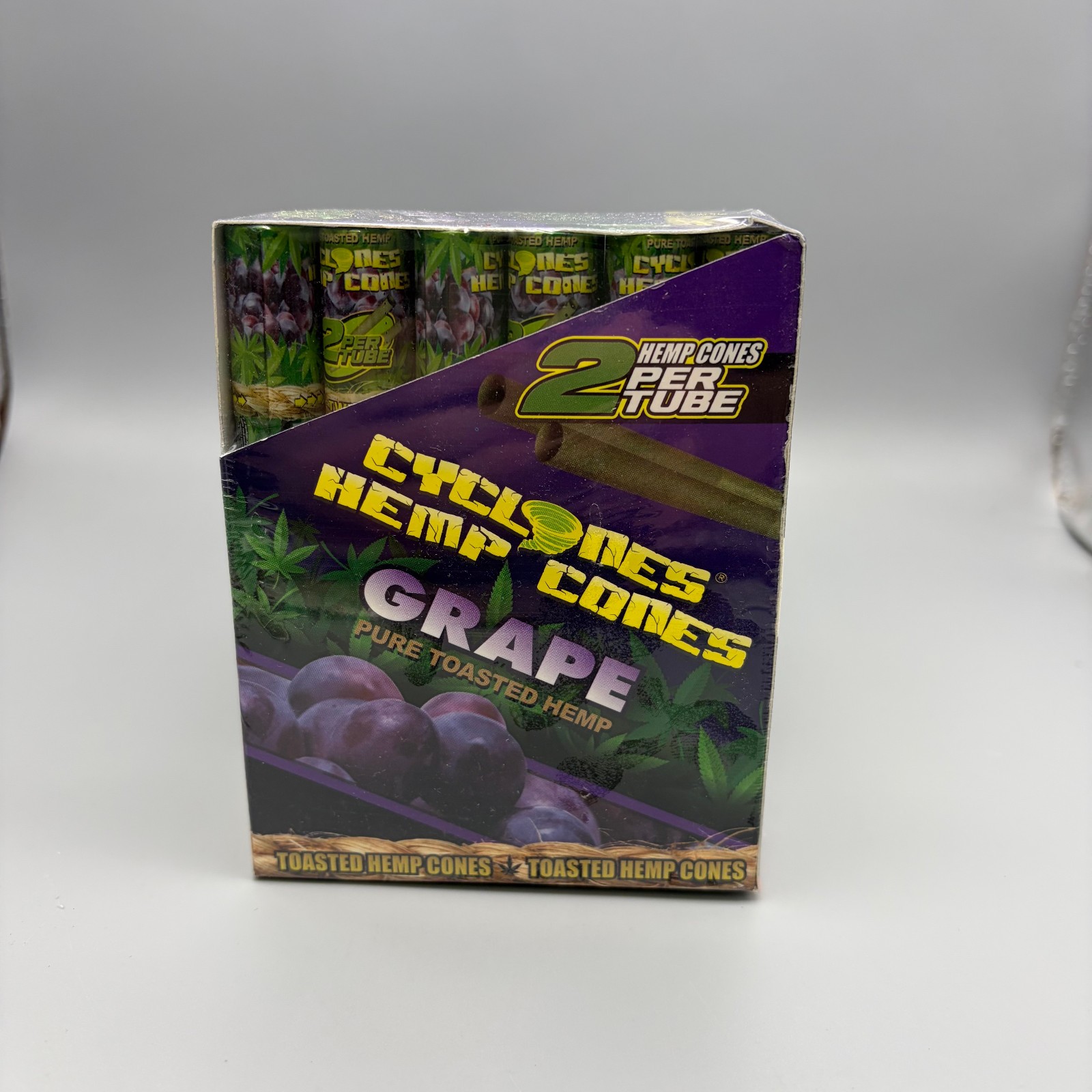 Full Box 24 Cyclones Grape Flavored PreRolled Cones w/ Free Shipping