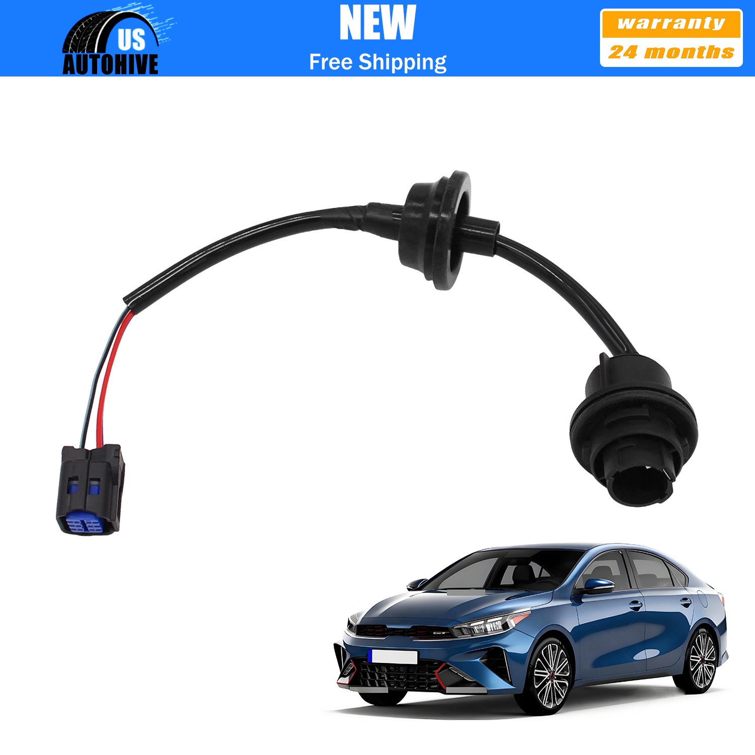 Rear Outer Tail Lamp Wiring Harness 92491-M7000 For 2019-2023 Kia Forte