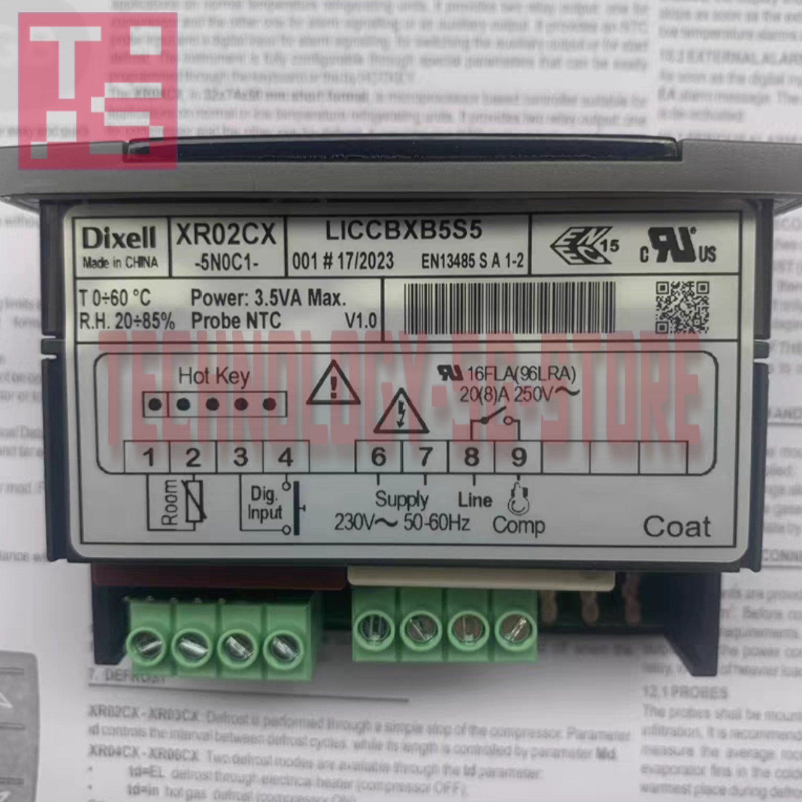 DIXELL XR02CX-5N0C1 Temperature controller XR02CX5N0C1# 1pcs New In Box