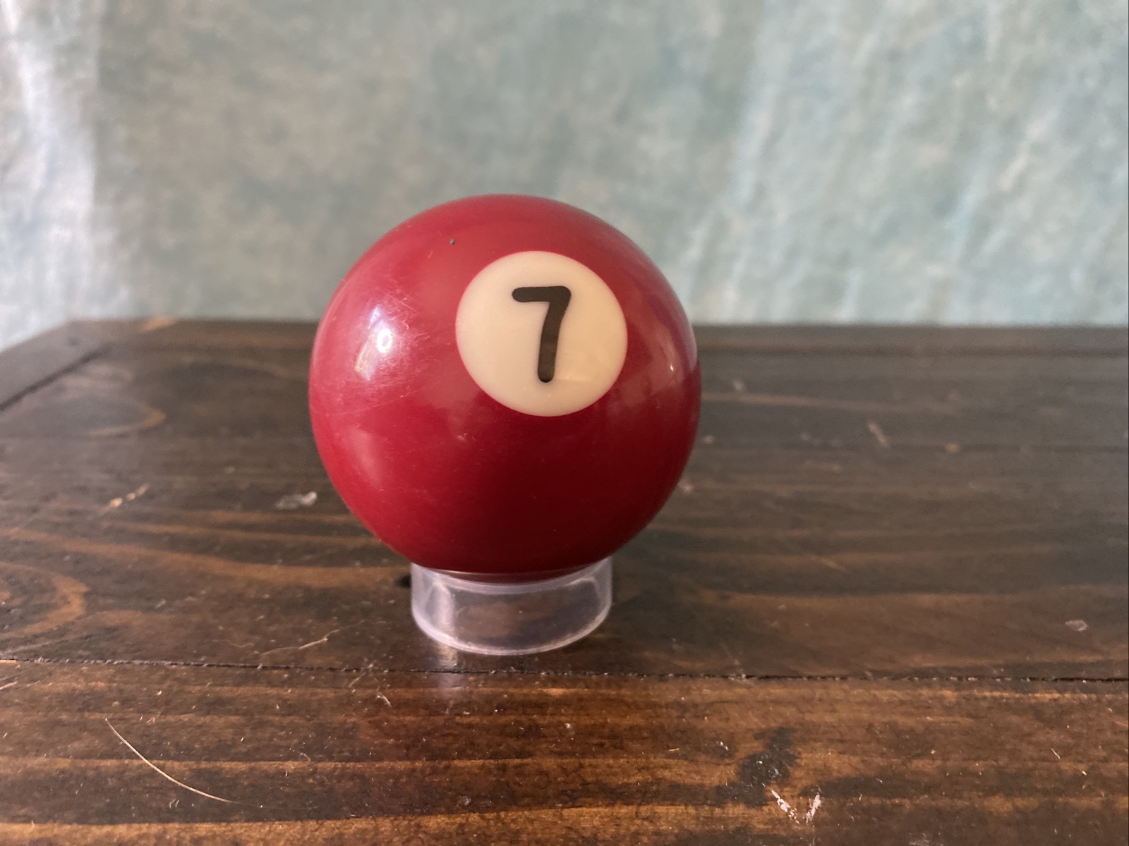 Vintage Number 7 Solid Maroon Replacement Pool Ball  Billiard