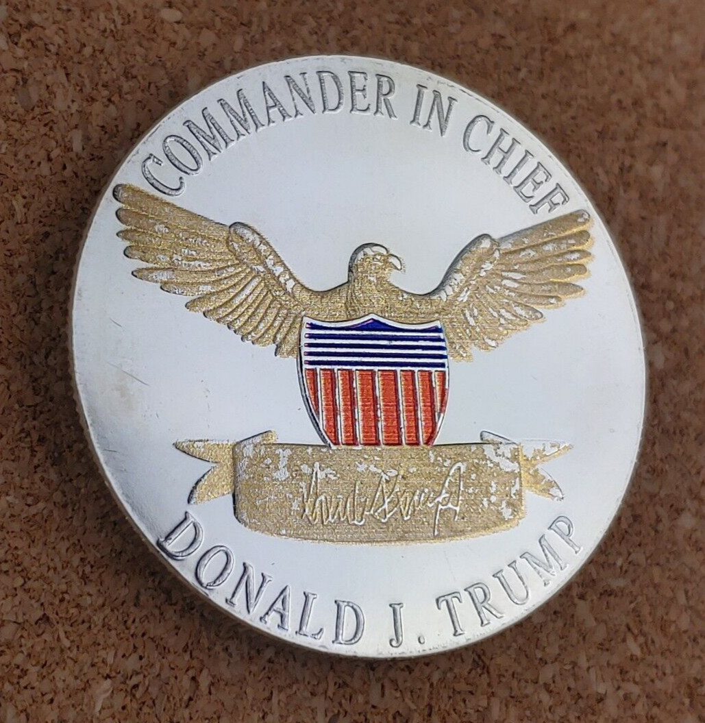 DONALD J. TRUMP COIN FRIDGE/LOCKER MAGNET - Neodymium N52 Rare Earth Magnet NEW!