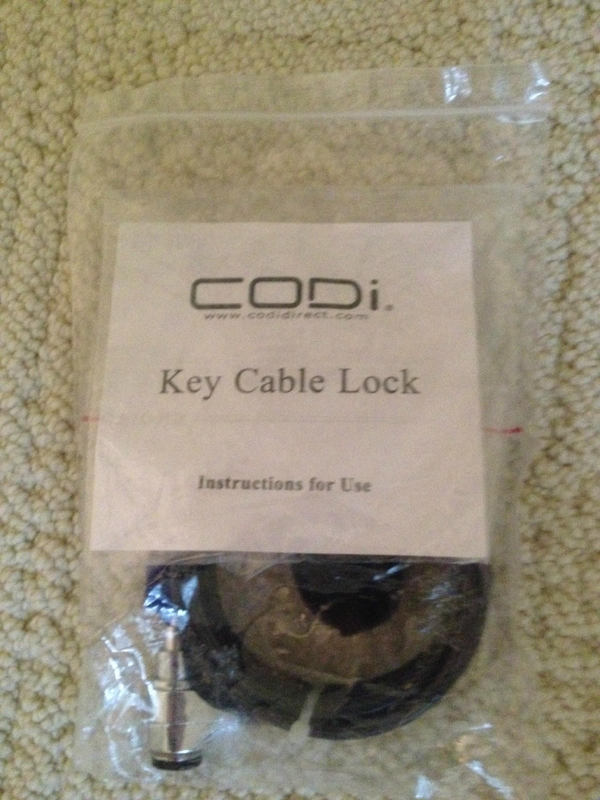 COMBINATION LOCK FOR LAPTOP - NEW