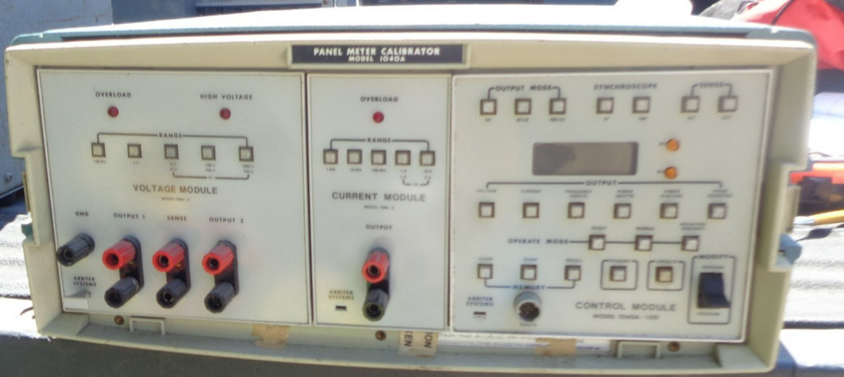 Arbiter Model 1040A / 1040-A Panel Meter Calibrator (#2)