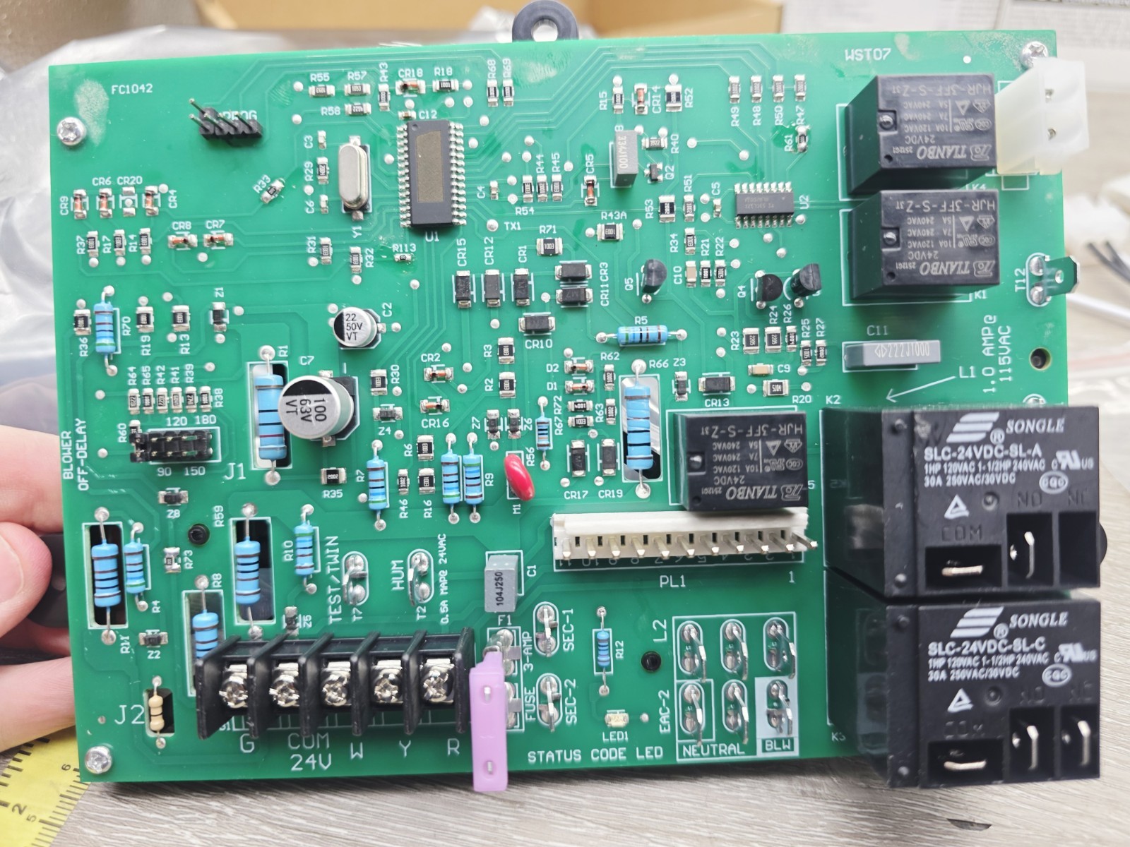 WST282B Fixed Speed Furnace Control Board Module HVAC Replacement