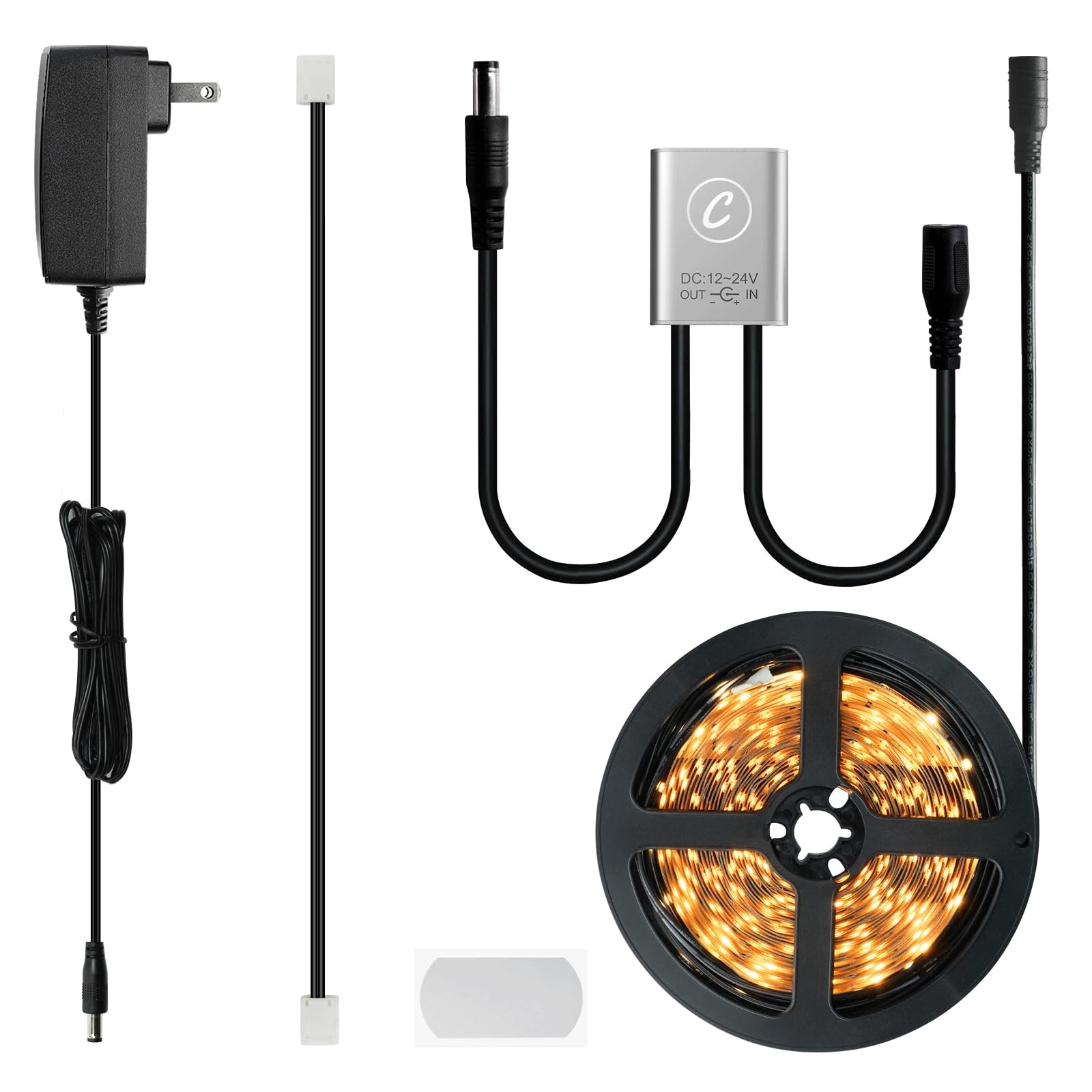 Gun Safe Lighting Flexible LED Strip Lights Kit with Cabinet Sensor Switch fo...