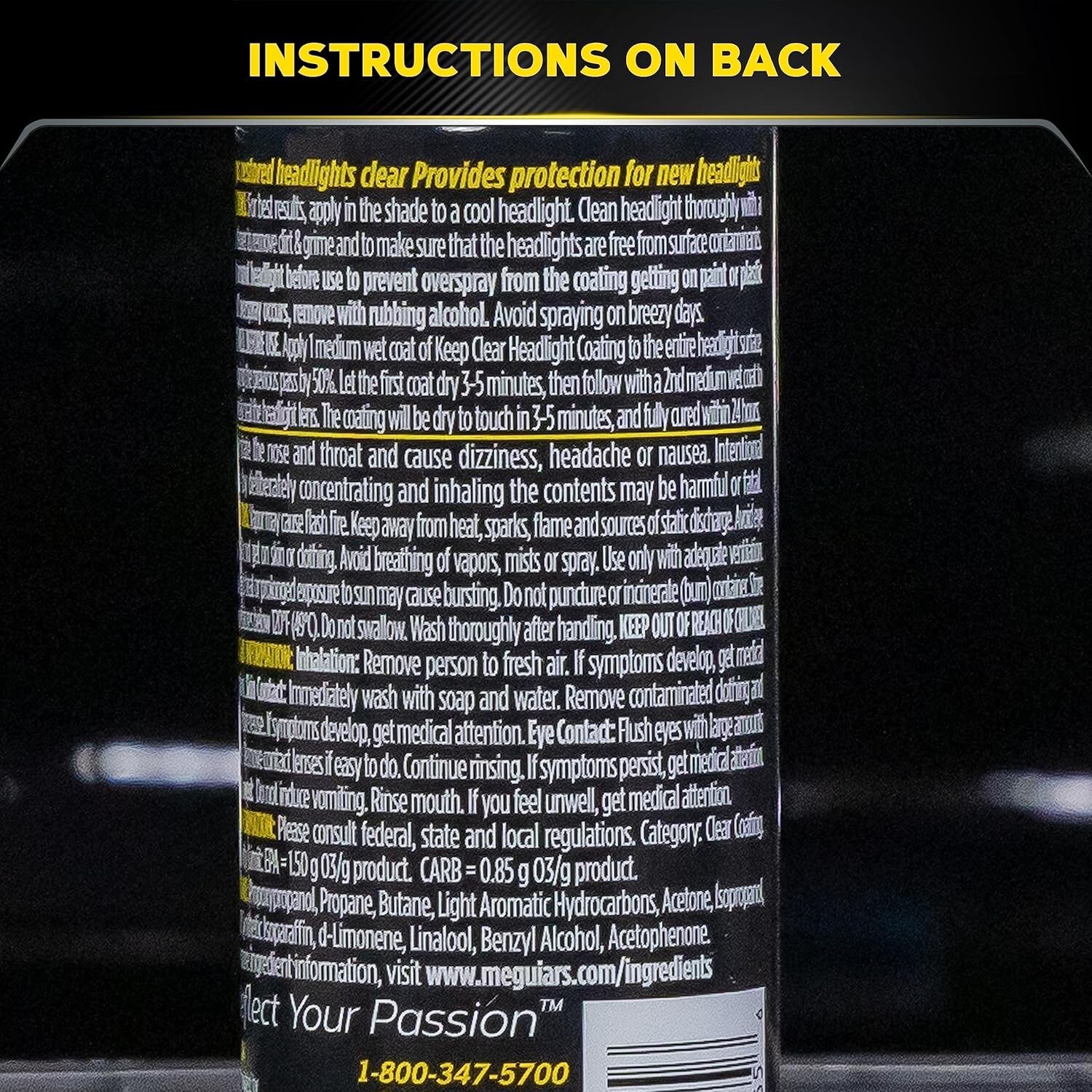 Keep Clear Headlight Coating - Durable, Long-Lasting Protection Prevents Oxidati