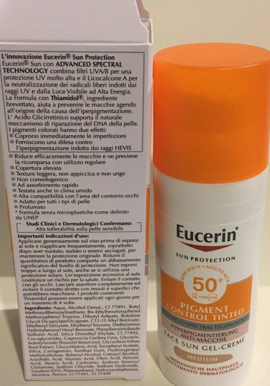 Eucerin Sun Face Pigment Control Tinted Medium SPF50+ 50ml