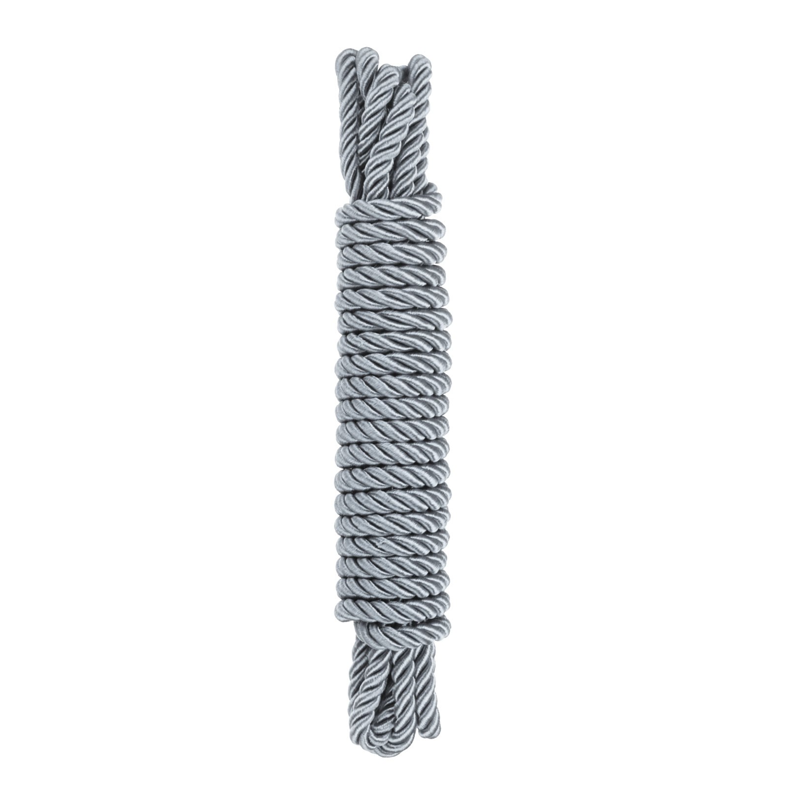 Trim Cord Rope 8mm Nylon Twisted Braid Trim Rope 0.3" 5.5 Yards Dark Gray
