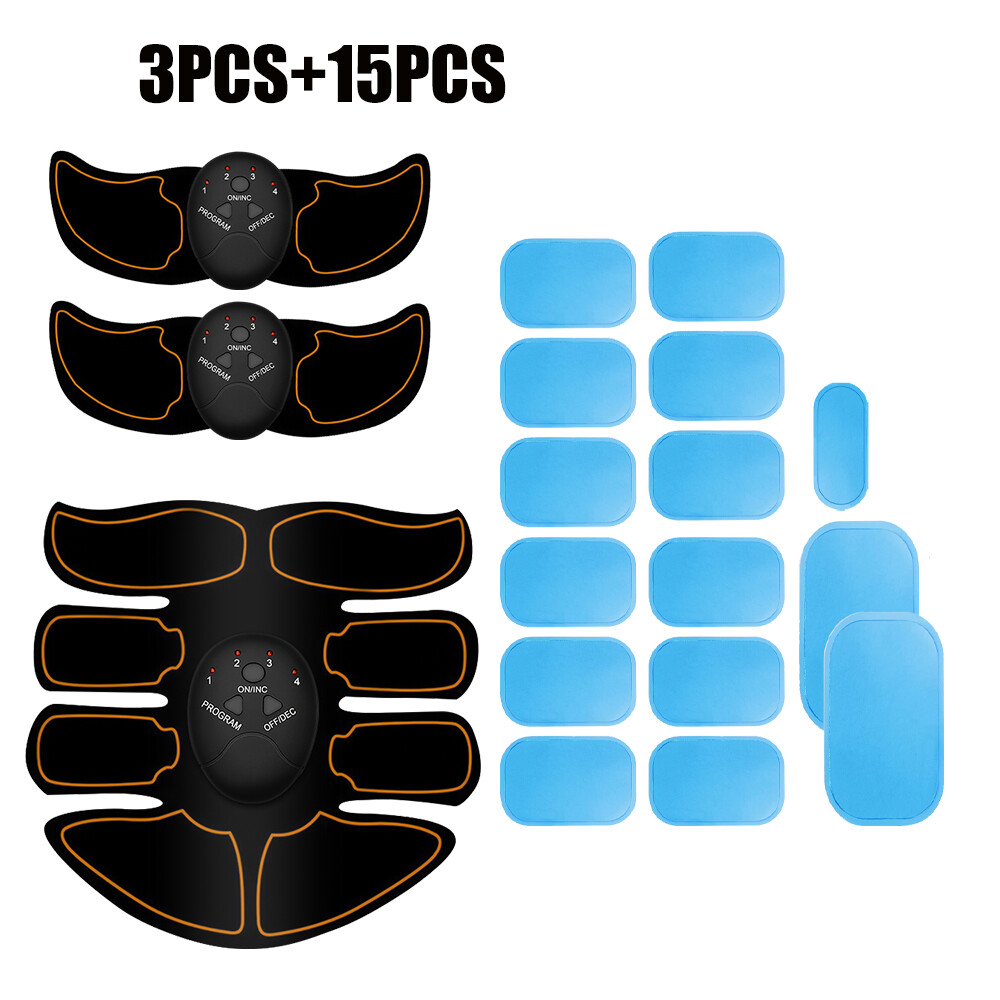 EMS Abdominal Hip Muscle Train Slim Simulator Training Buttocks with Gel Pads