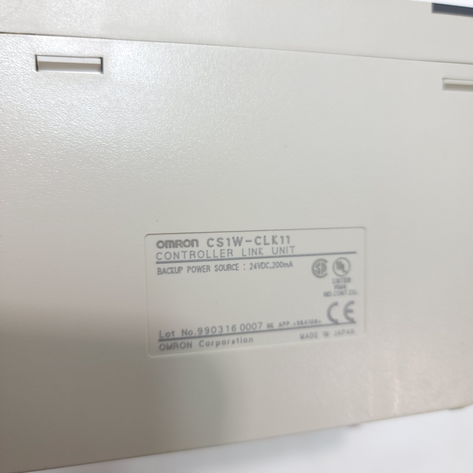 OMRON Electronics CS1W-CLK11 Optical Buss Controller Link Unit 