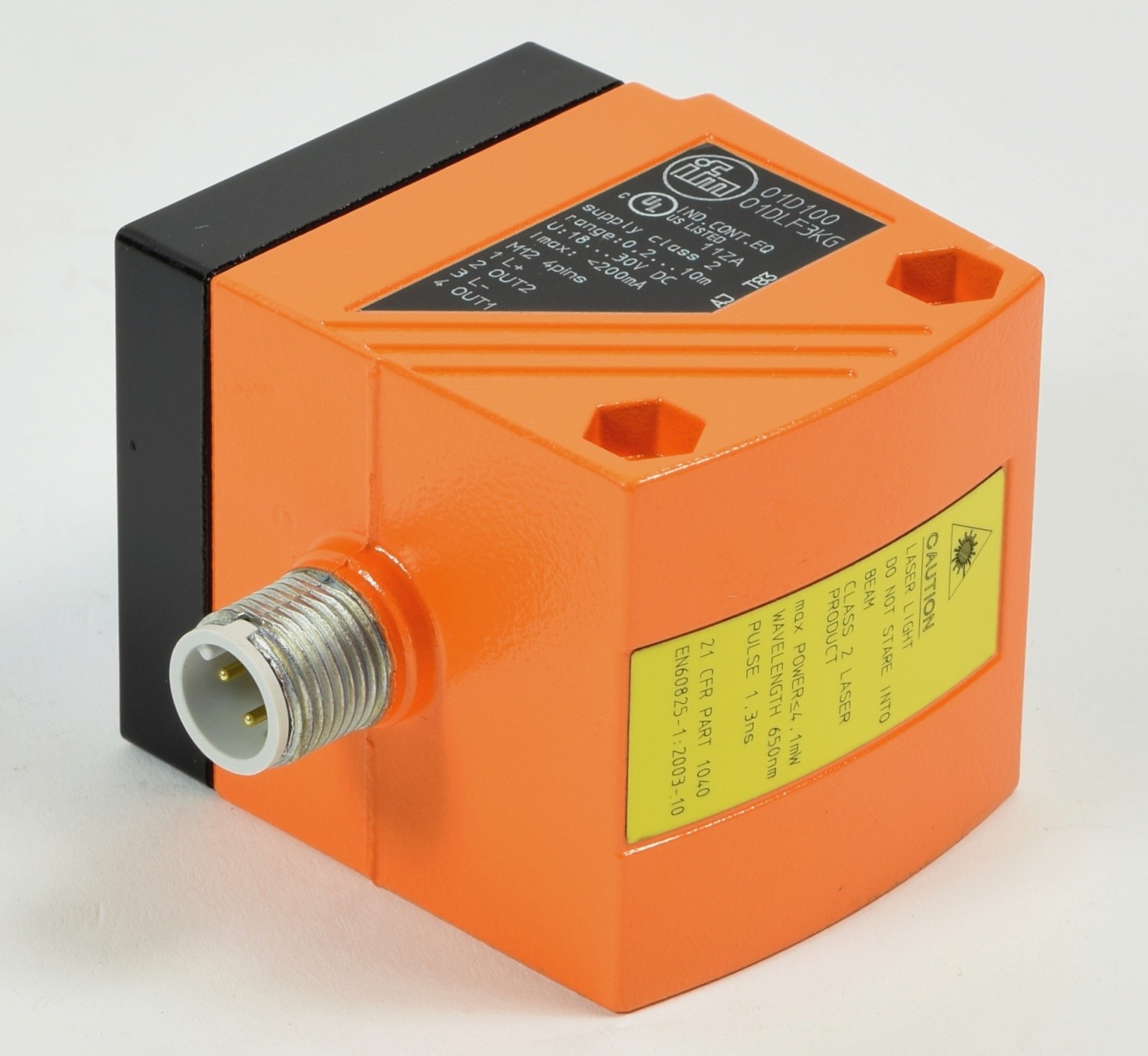 ifm Optical Distance Sensor, O1D100, O1DLF3KG