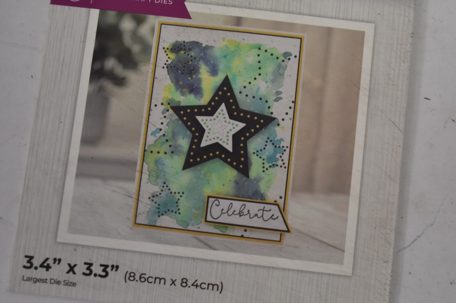 Crafters Companion Papercraft Die Elements Application Decorative Nesting Stars