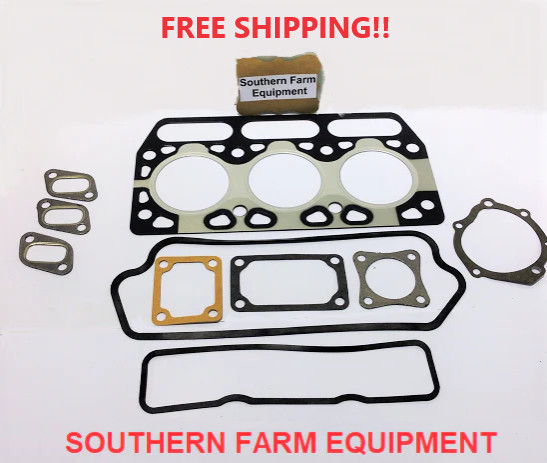 YANMAR TRACTOR UPPER GASKET SET 10 PIECE YM2500,YM2610,3T80 ENGINE