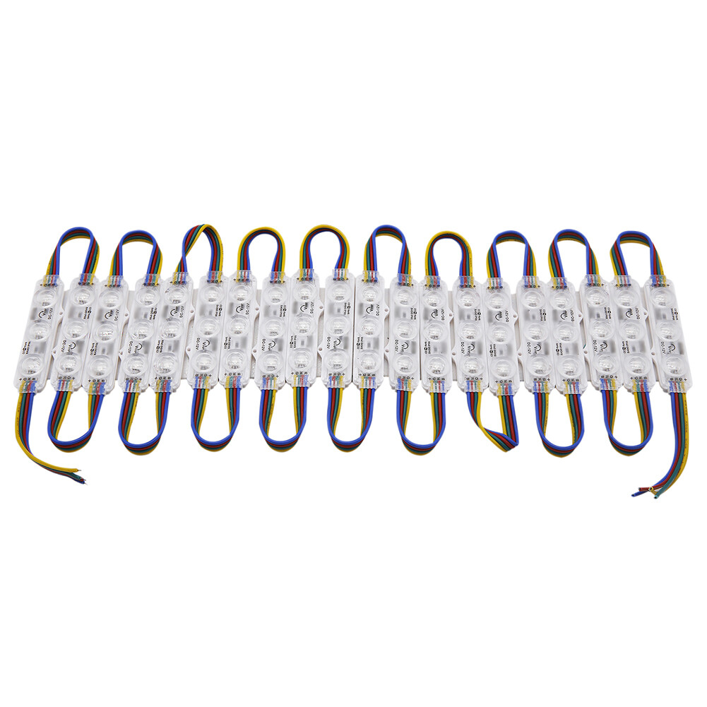Super Bright 5050 RGB IP65 LED Module Lights Store Front Window +Remote+US POWER