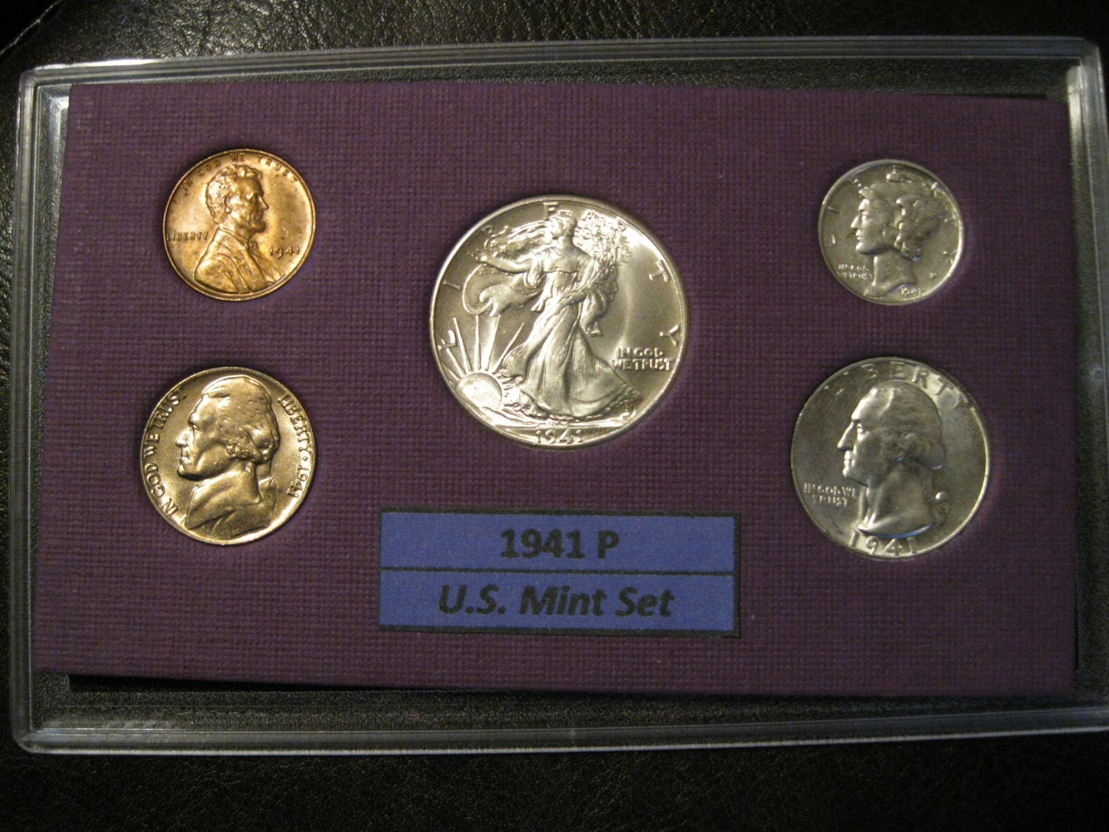 1941 P US Silver Mint Set Brilliant Uncirculated!