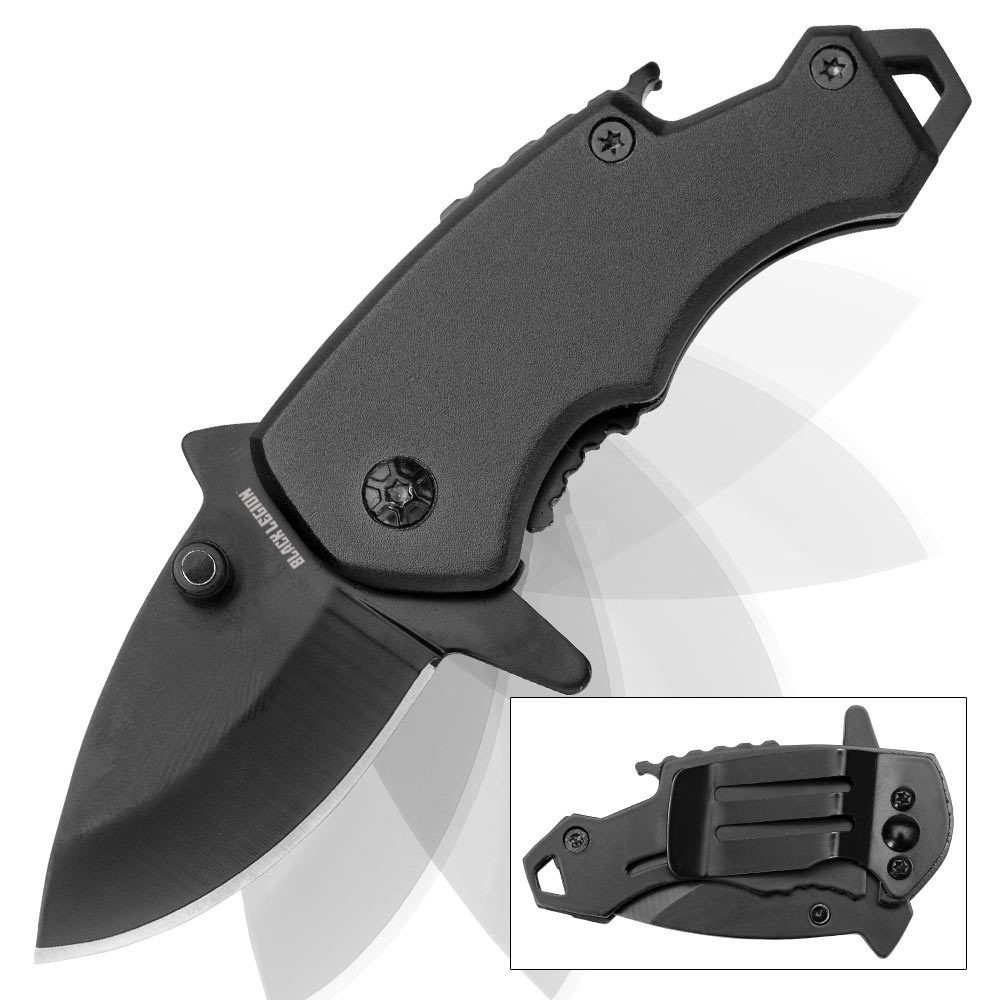 Newest Black Outdoor Mini Spring Assisted Folding Pocket Knife portable Tactical