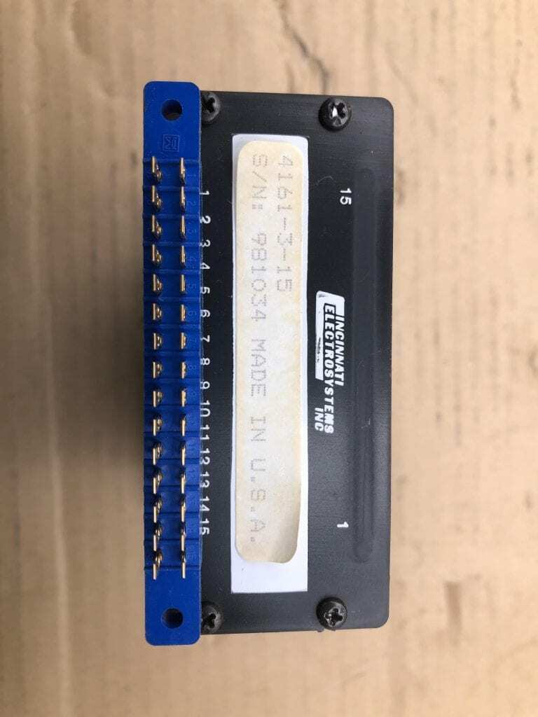 Cincinnati Electrosystems 4161-3-15 7-Segment Display Panel 24VDC -NIB